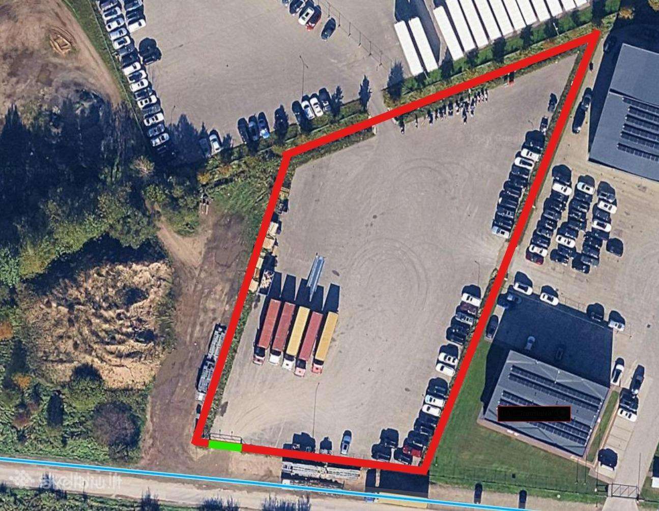 Saugoma 3000 m² aikštelė transportui ir sandėliav