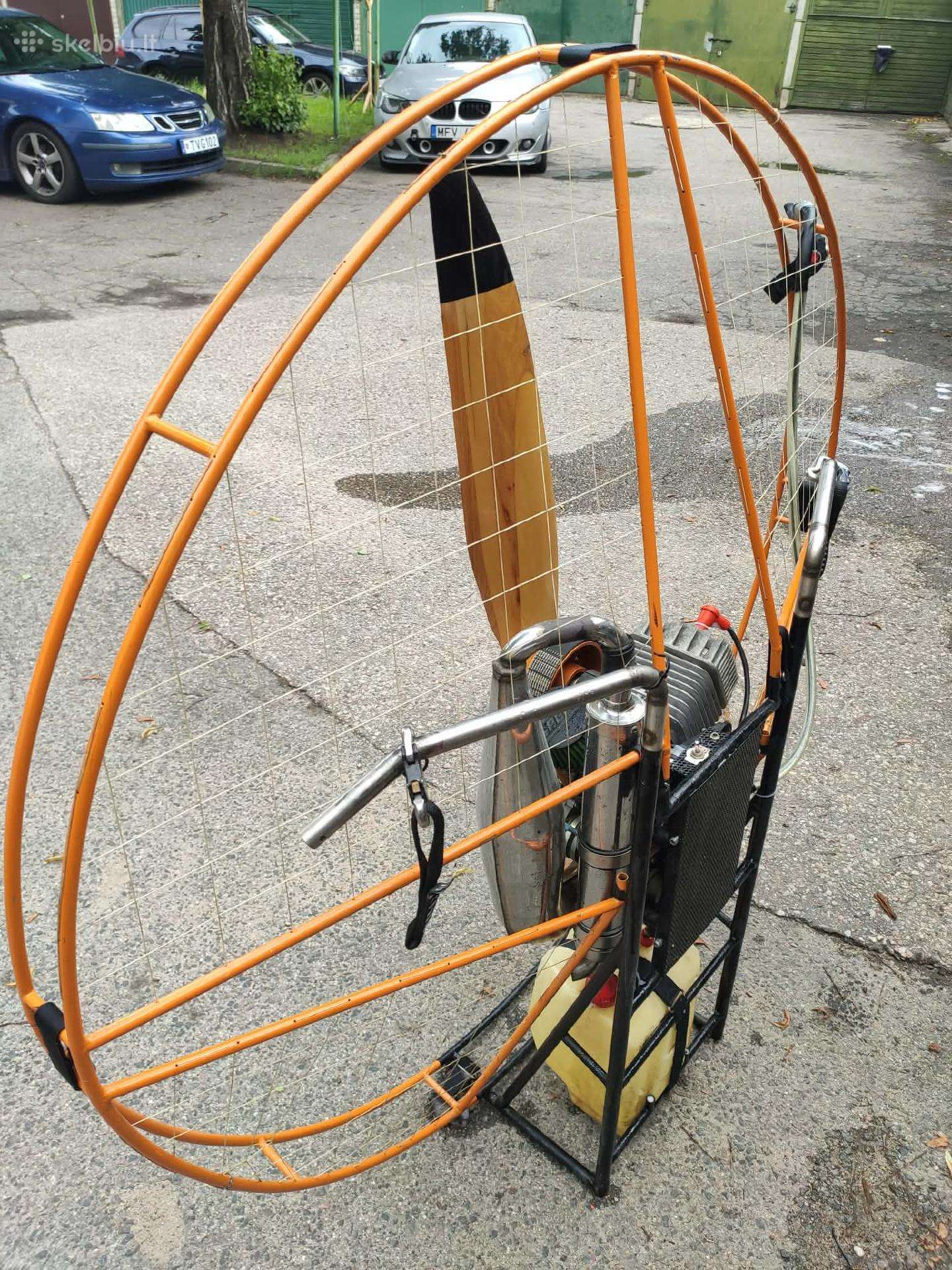 Paramotoras, paraspanis komplekta