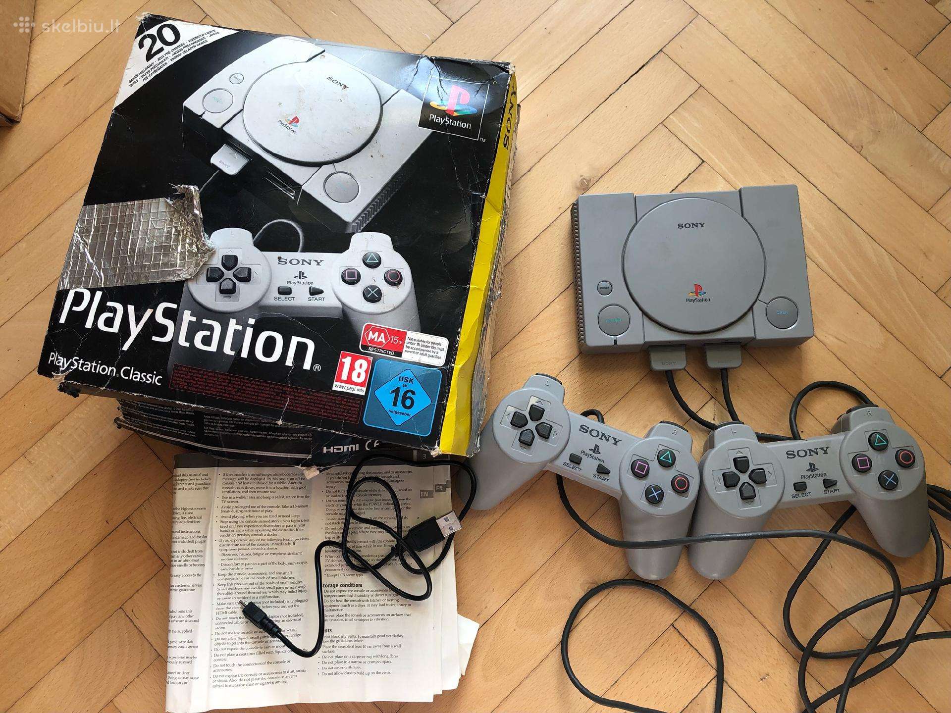 Playstation Ps1 Classic (scph-1000r) Mini Konsolė