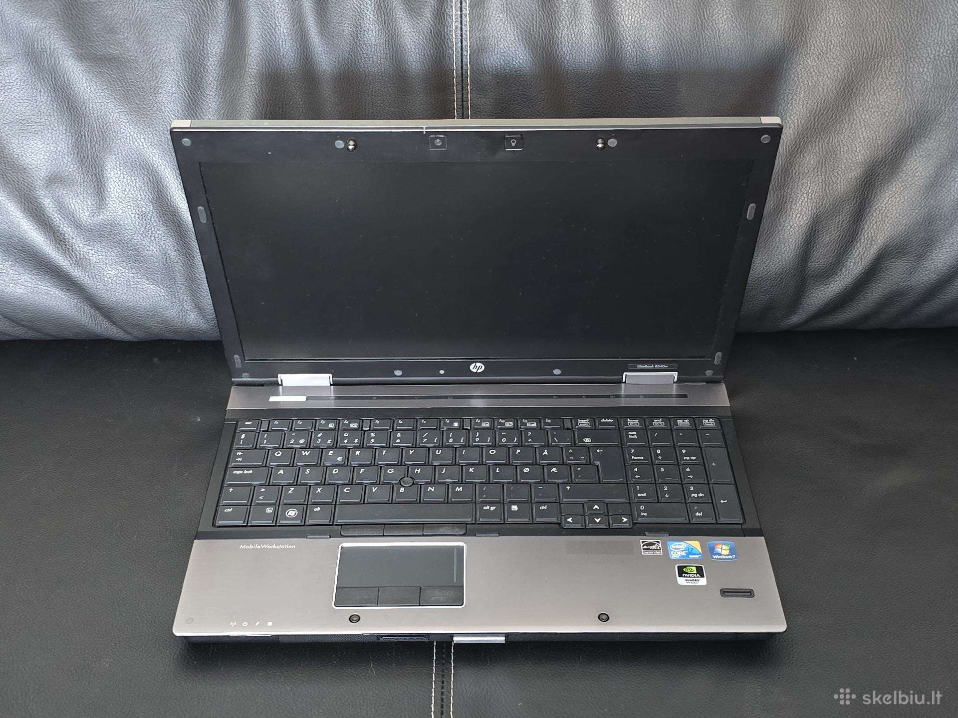 Hp Elitebook 8540w i7 8gb RAM SSD