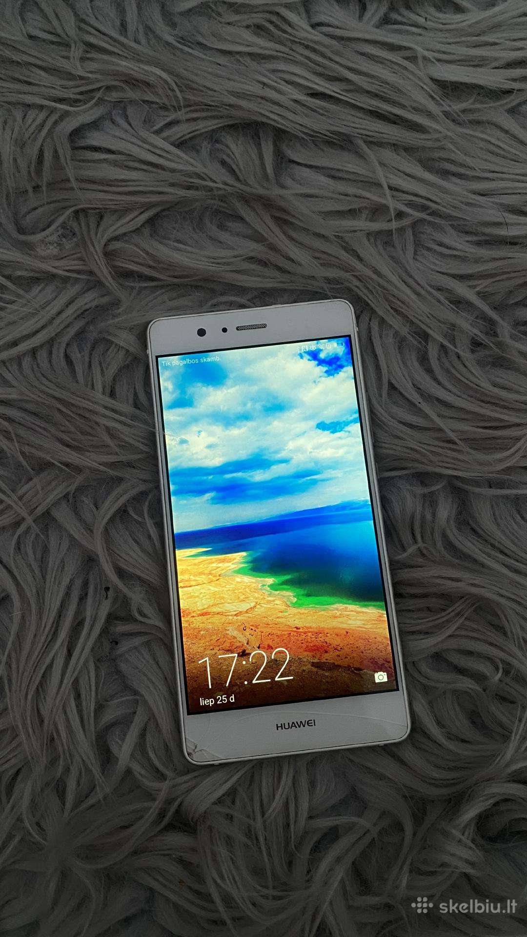 Baltas Huawei P9 Lite telefonas