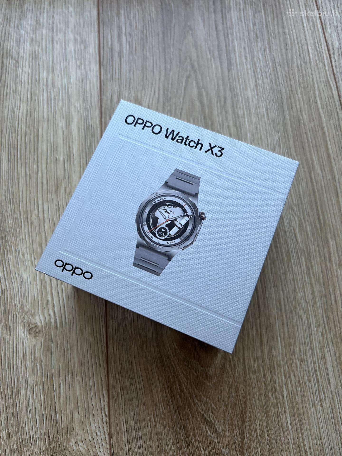 Oppo Watch X3 - Naujas, supakuotas. Tinka Oneplus