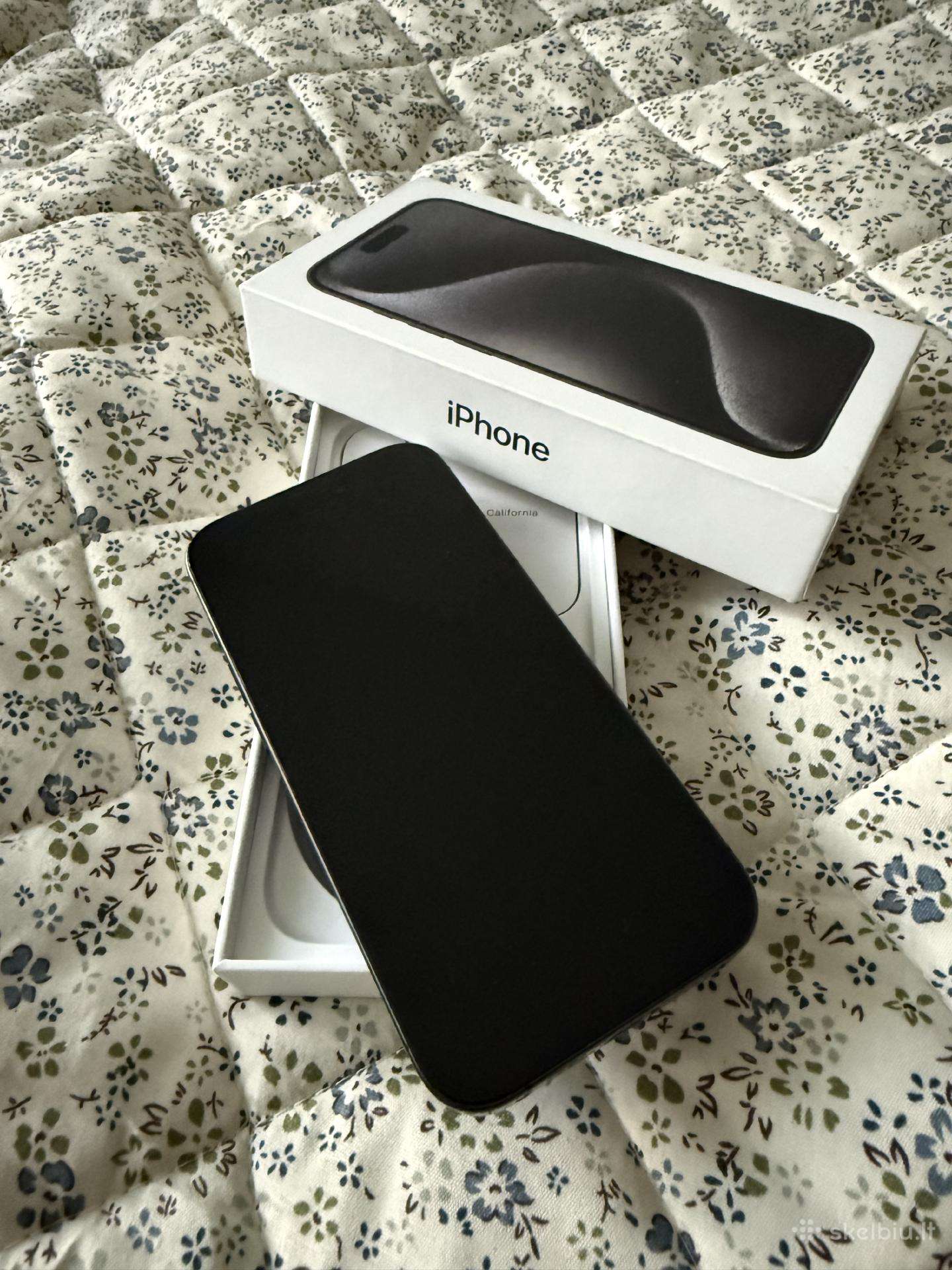 iPhone 15 Pro Black Titanium 128gb