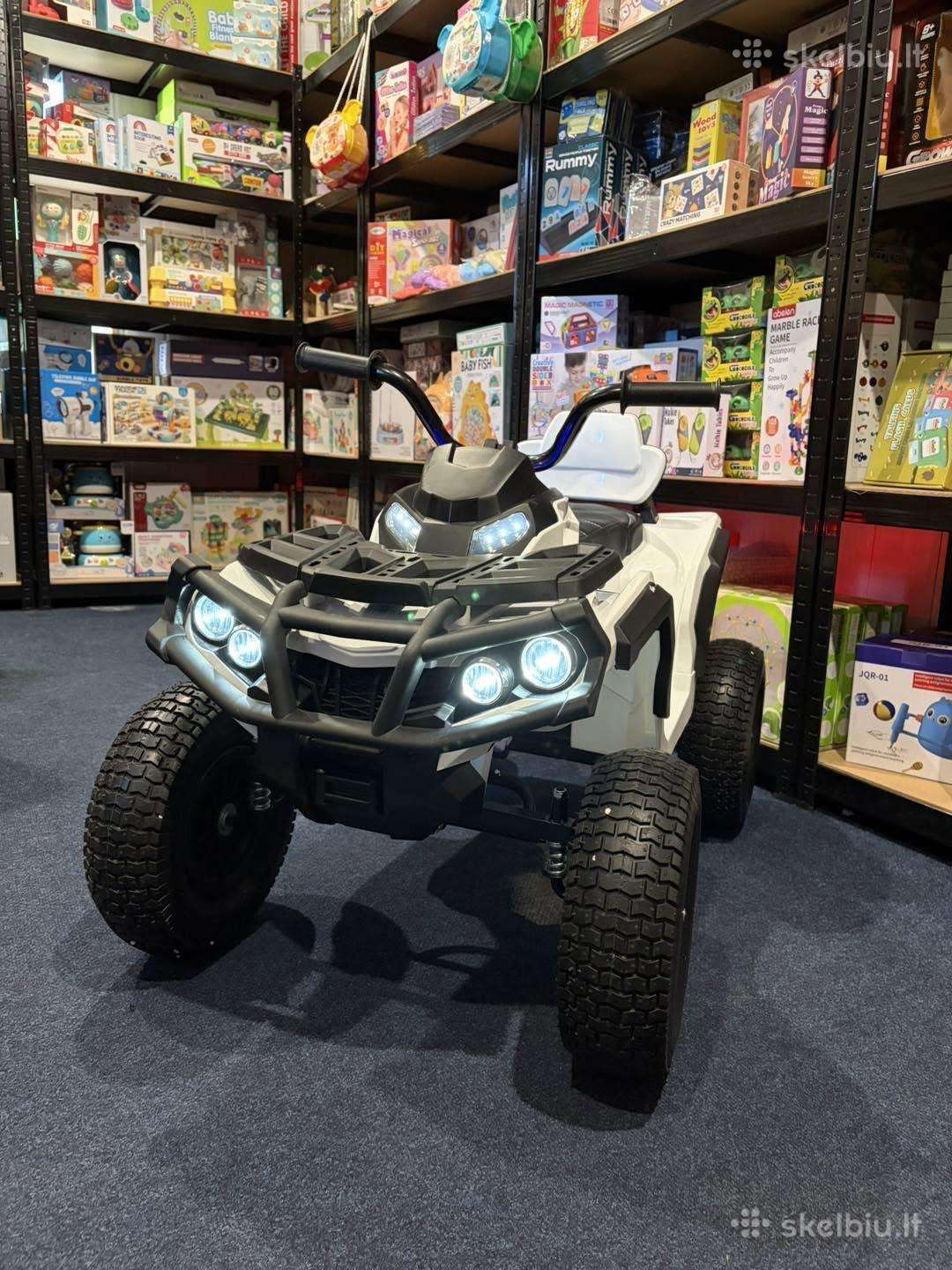 Vaikiškas elektrinis keturratis 12v