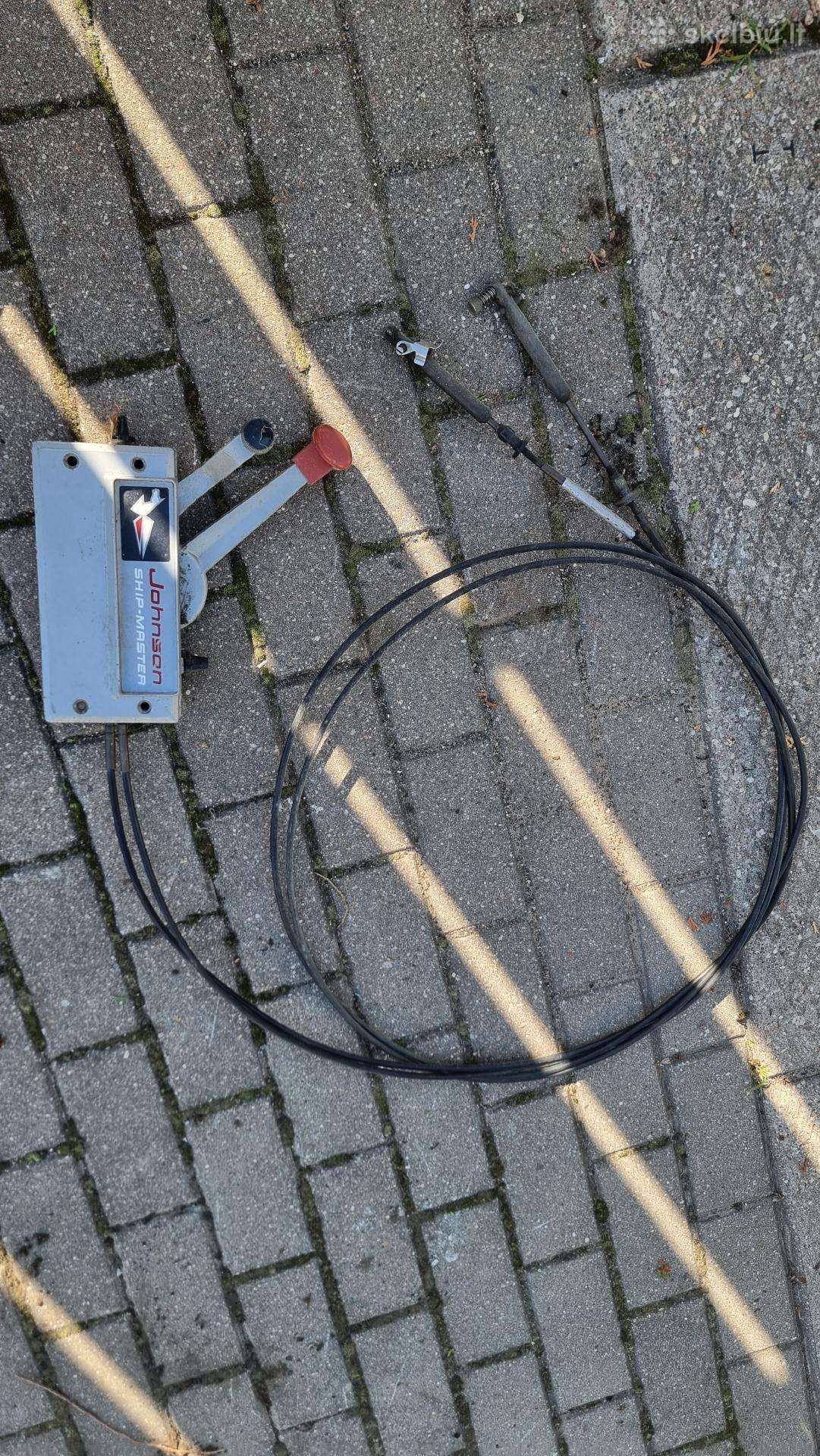 Variklio valdymo trosai