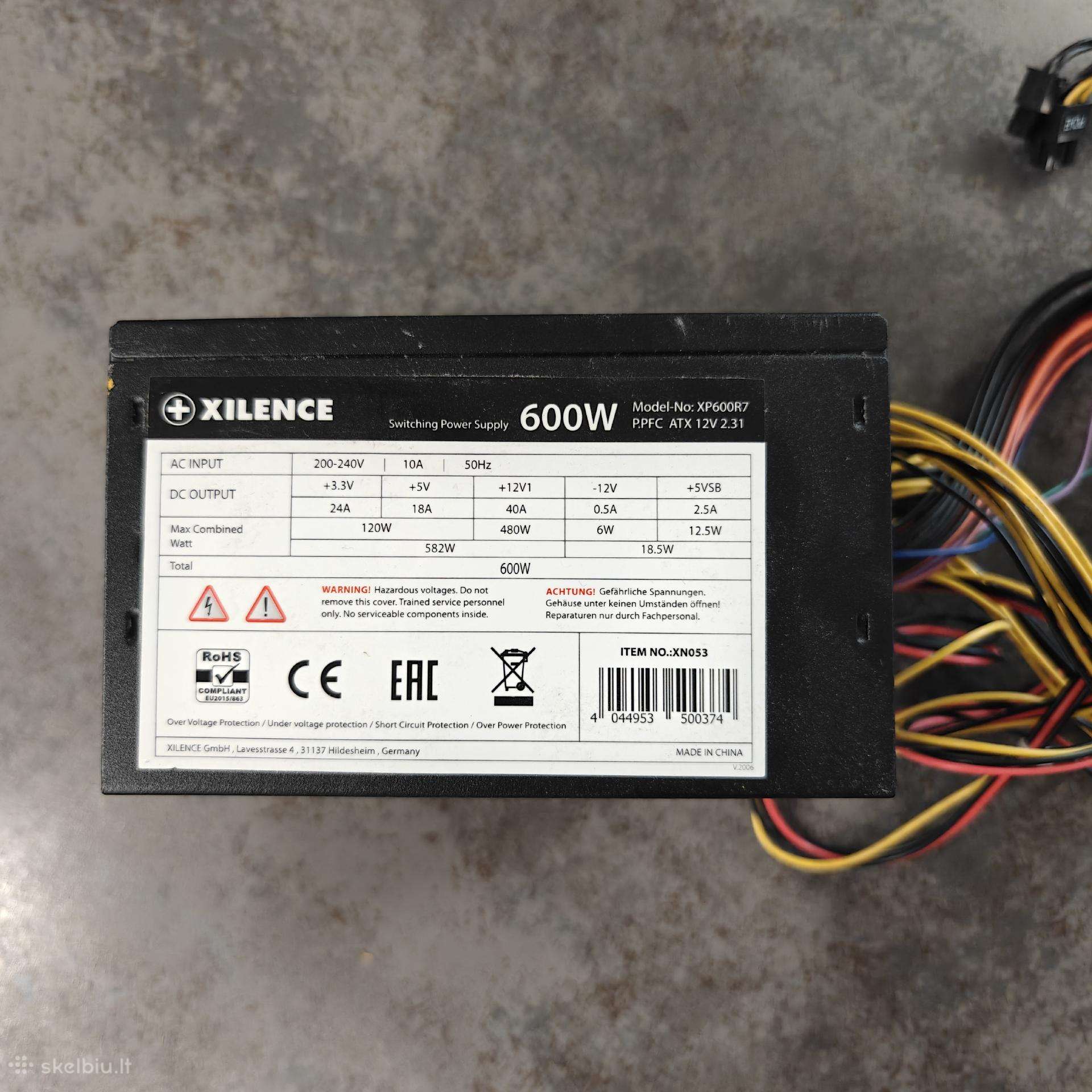 Pc maitinimo blokas