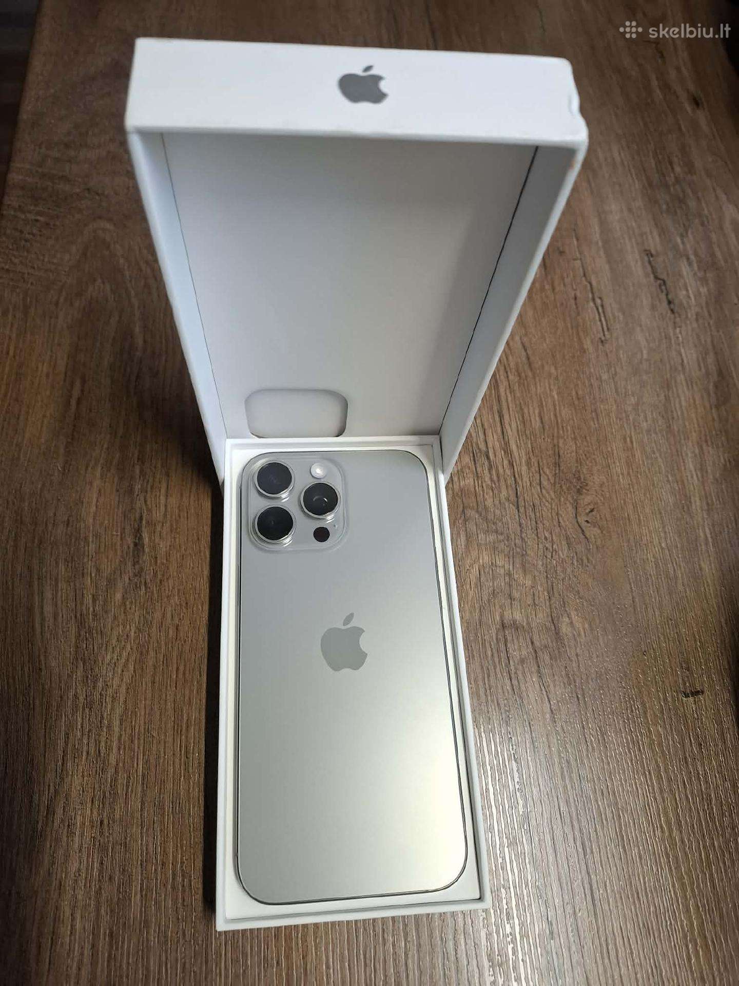 iPhone 16 pro max 256gb Titanium naujas!