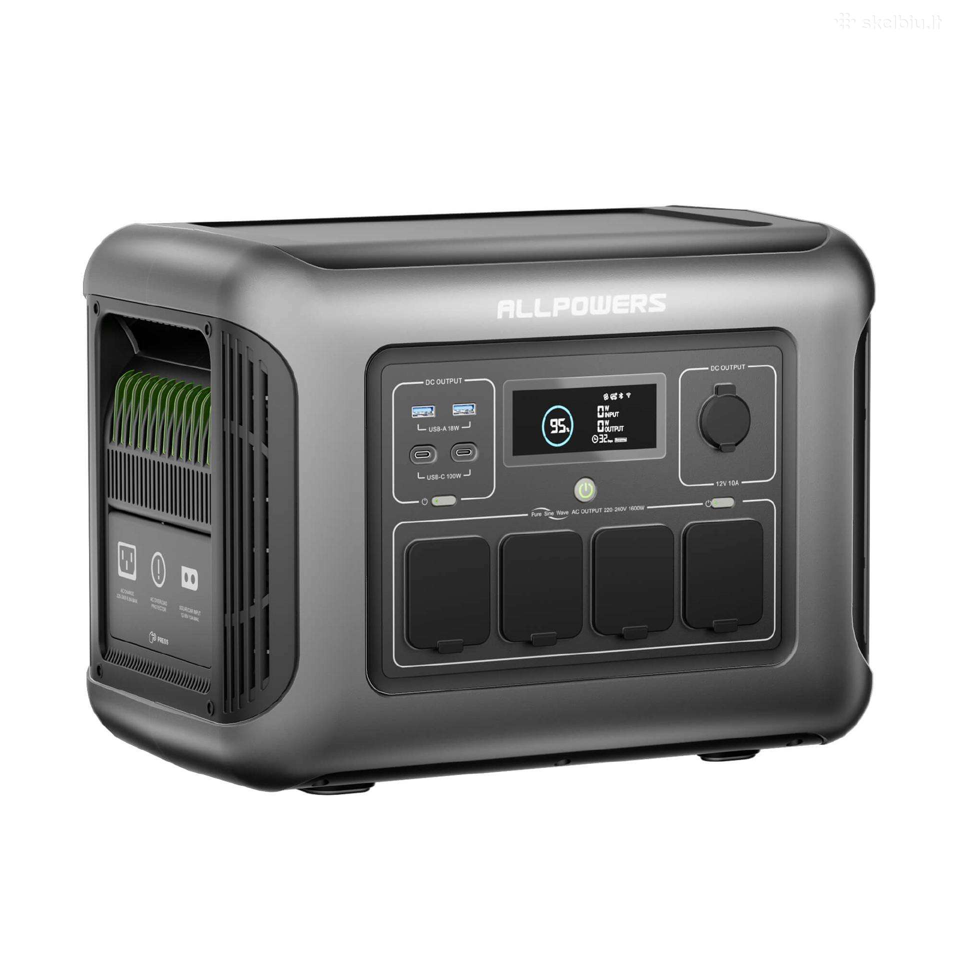 Nauja allpowers r1500 energijos stotele