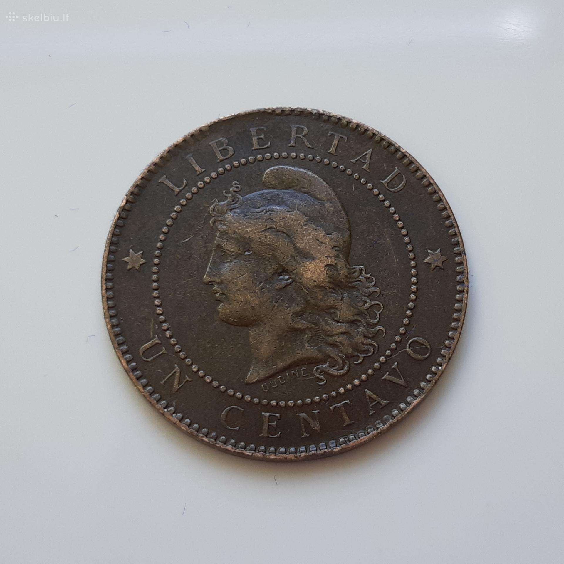 Argentina 1 sentavas 1884