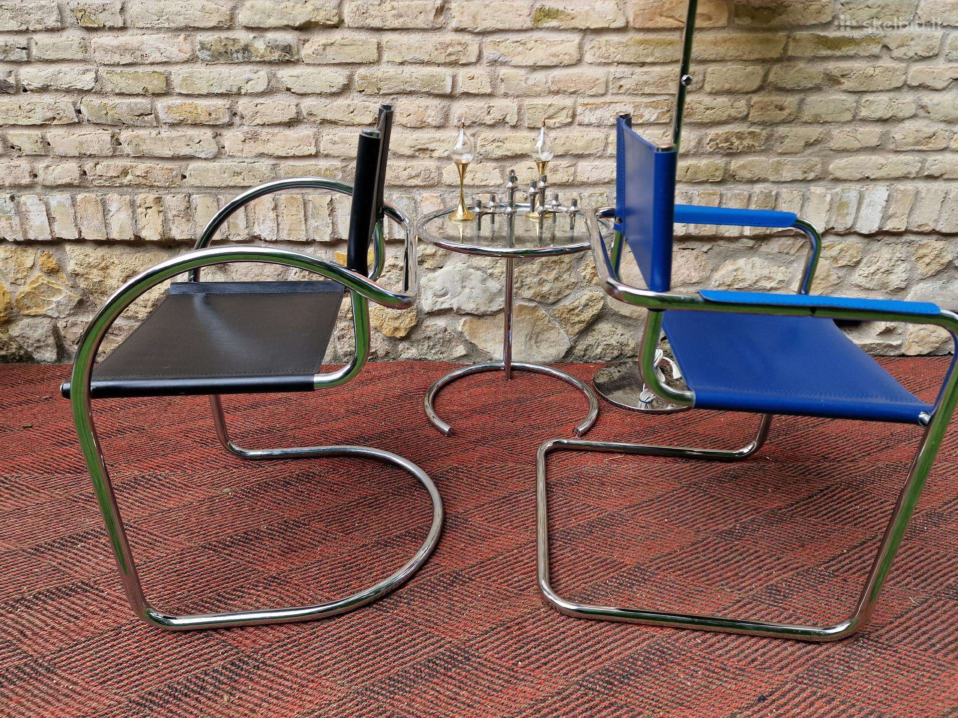Vintažinės mid century Bauhaus st.konsolinės kėdės