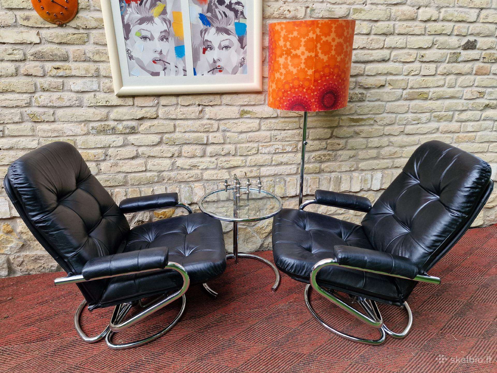 Vintažinis mid century Bauhaus st. fotelis/reglain