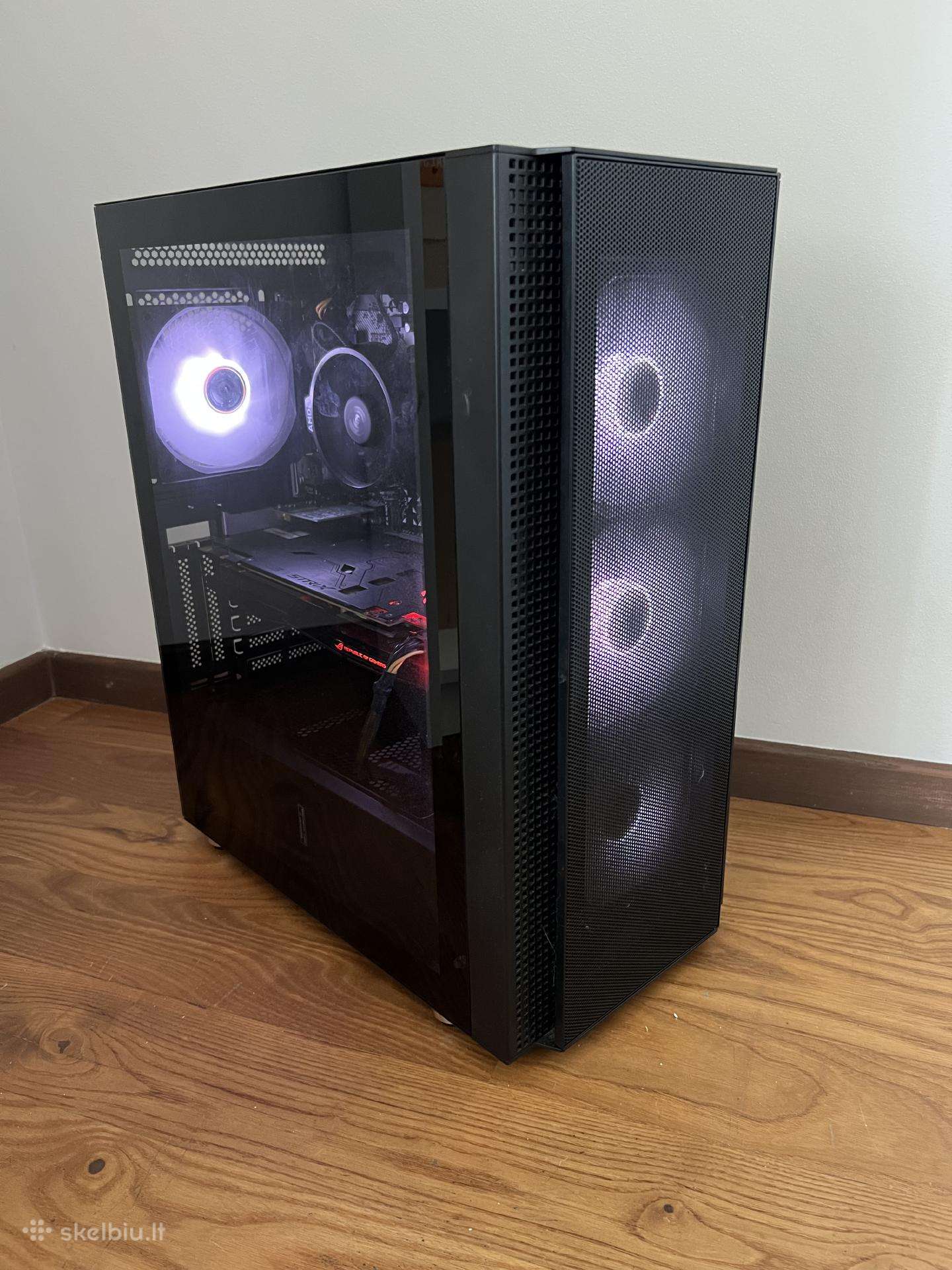 Žaidimu kompiuteris R5 5500, 32gb RAM, Gtx1070