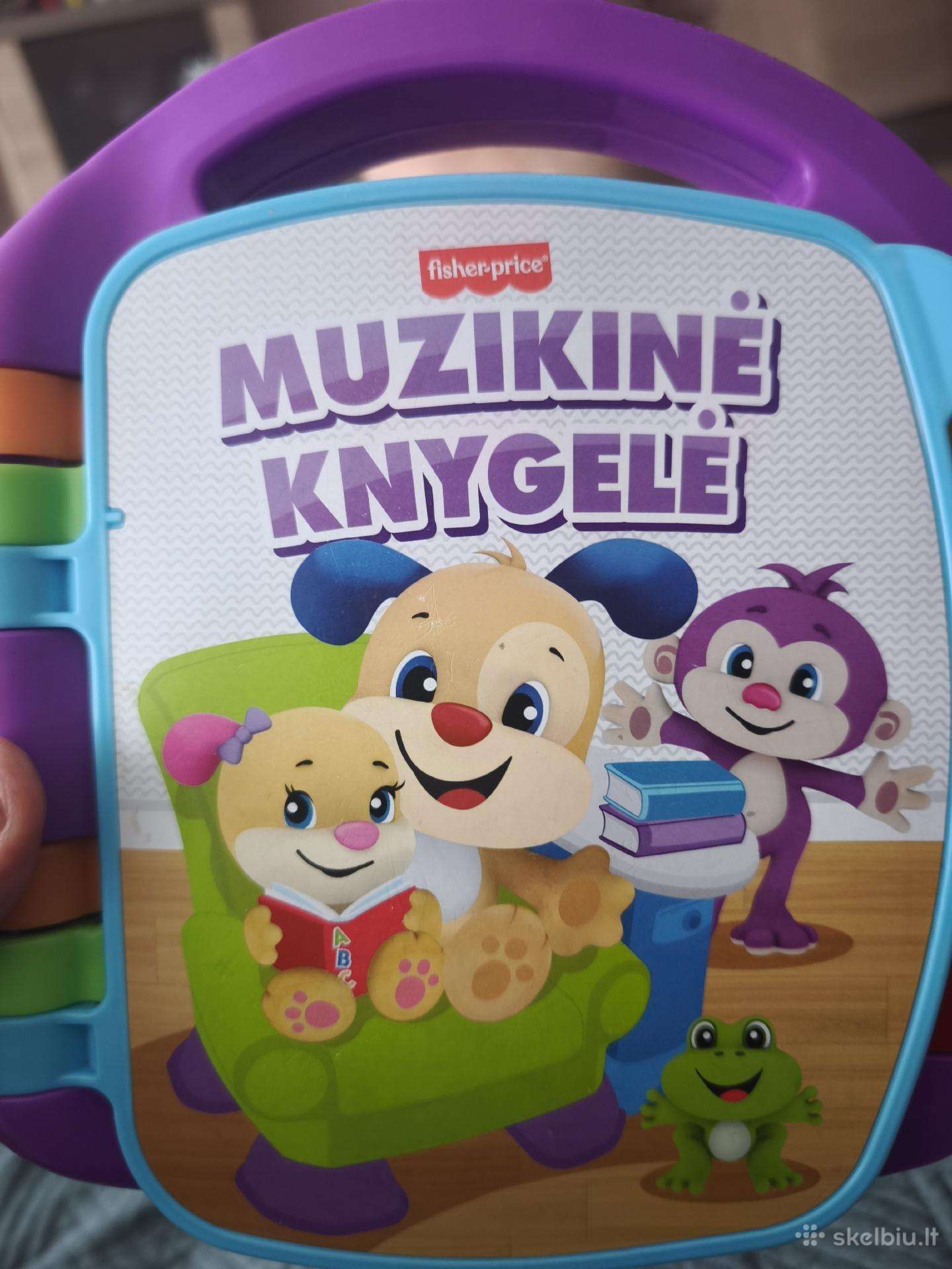 Fisher price muzikinė knygele