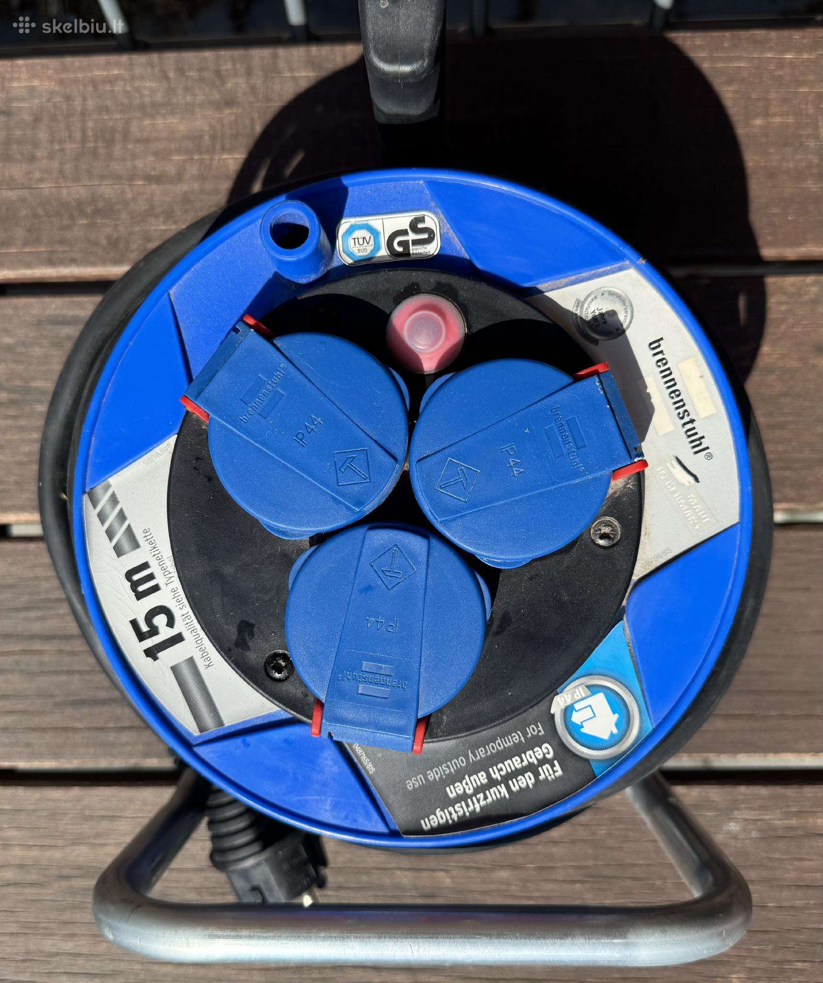 Brennenstuhl ilgintuvas su rite, 3 x 1,5 mm², 15 m