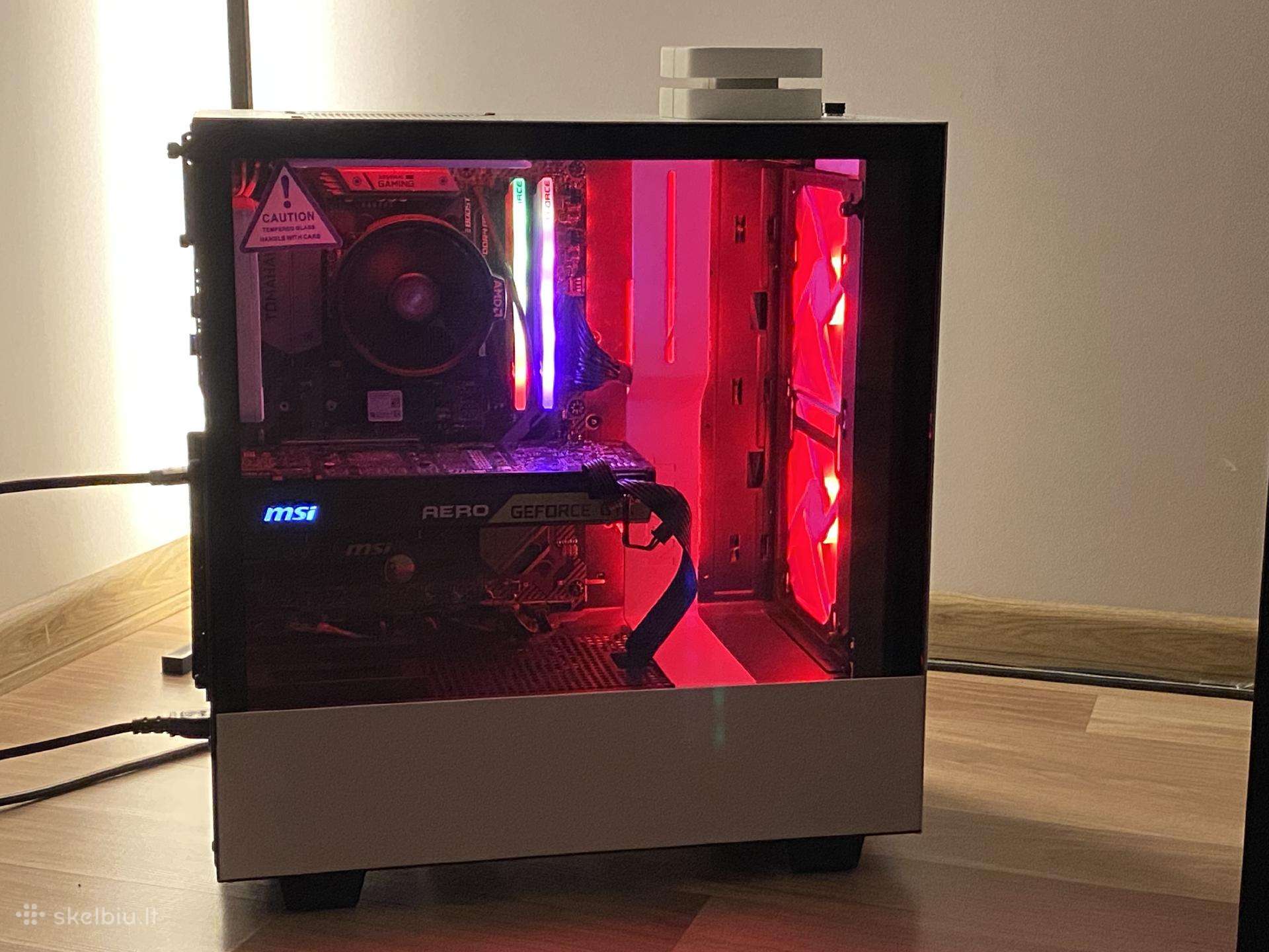 Žaidimų kompiuteris Ryzen 7 / Gtx 1080 Ti / 16 GB