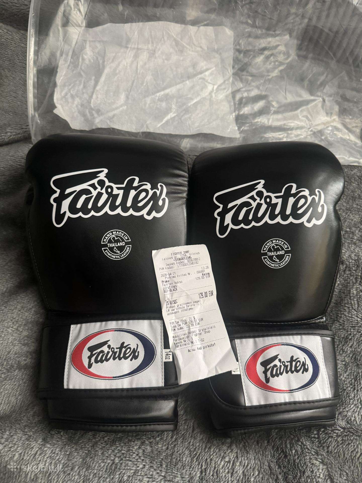 Fairtex pirštinės