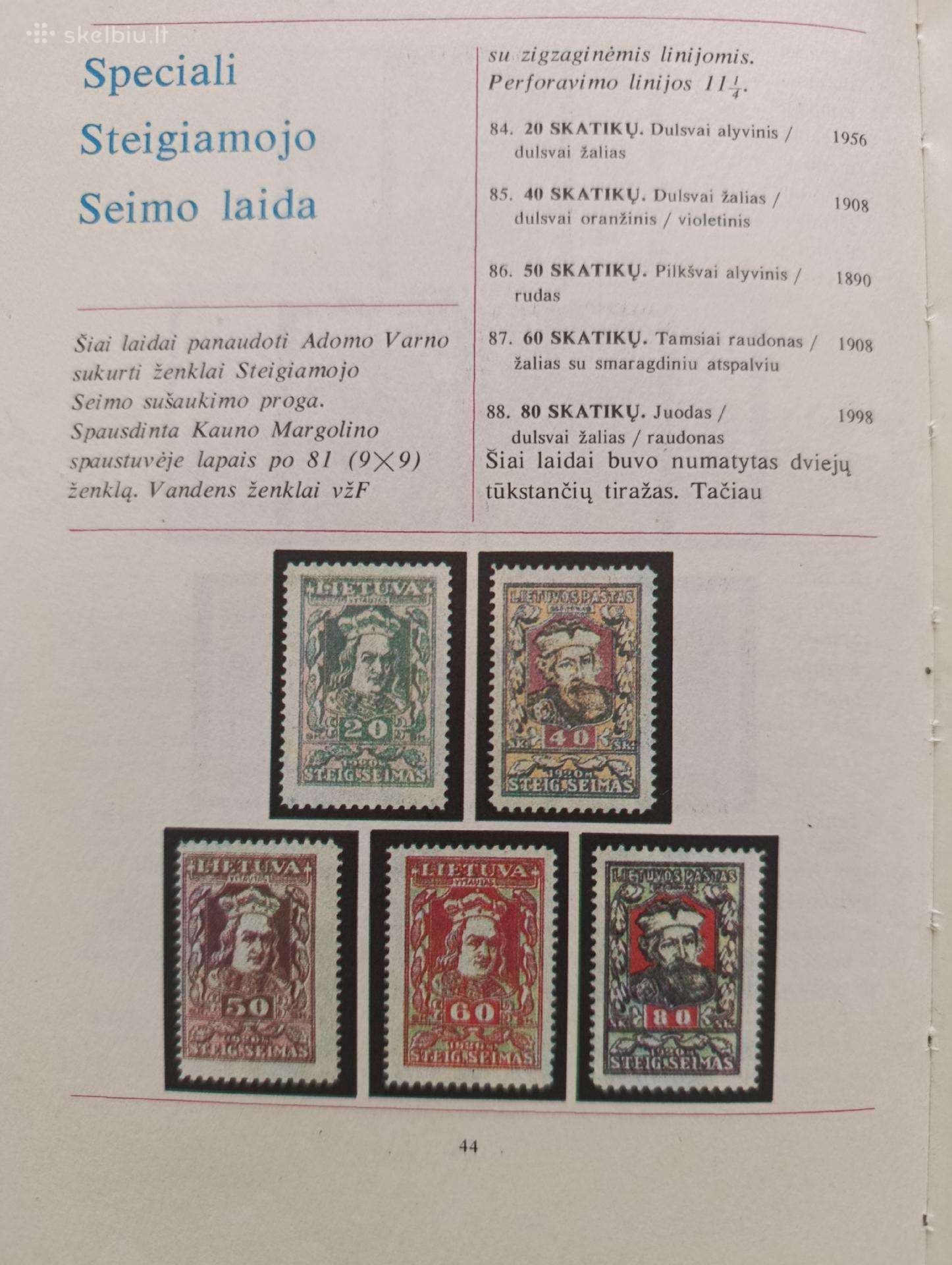 Ieškoma įsigyti Spec. Vilniaus seimo laida
