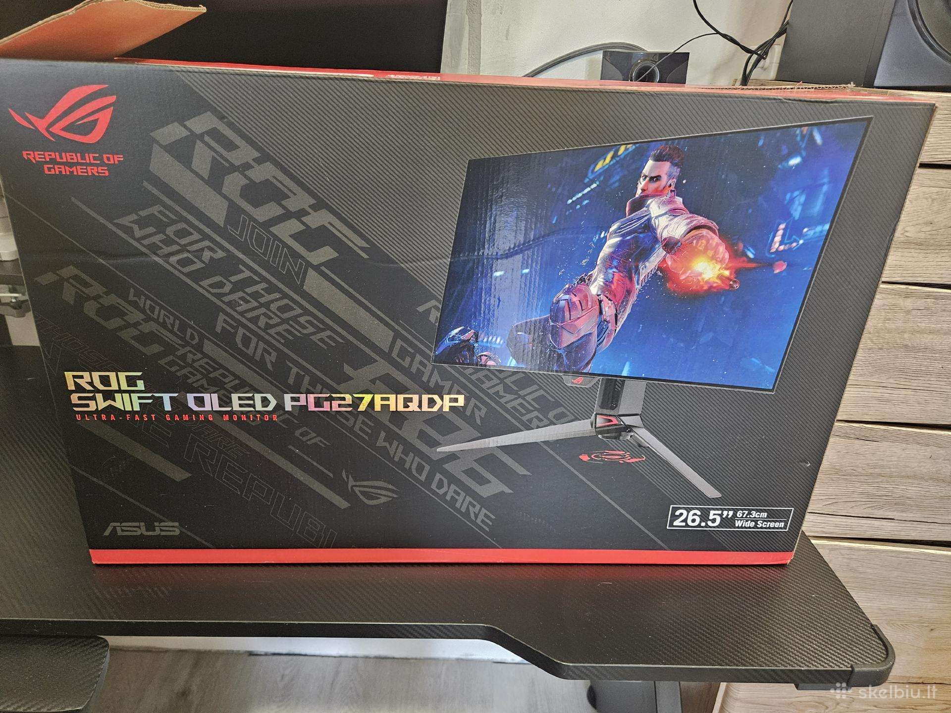 Parduodu Asus Rog Swift Oled Pg27aqdp