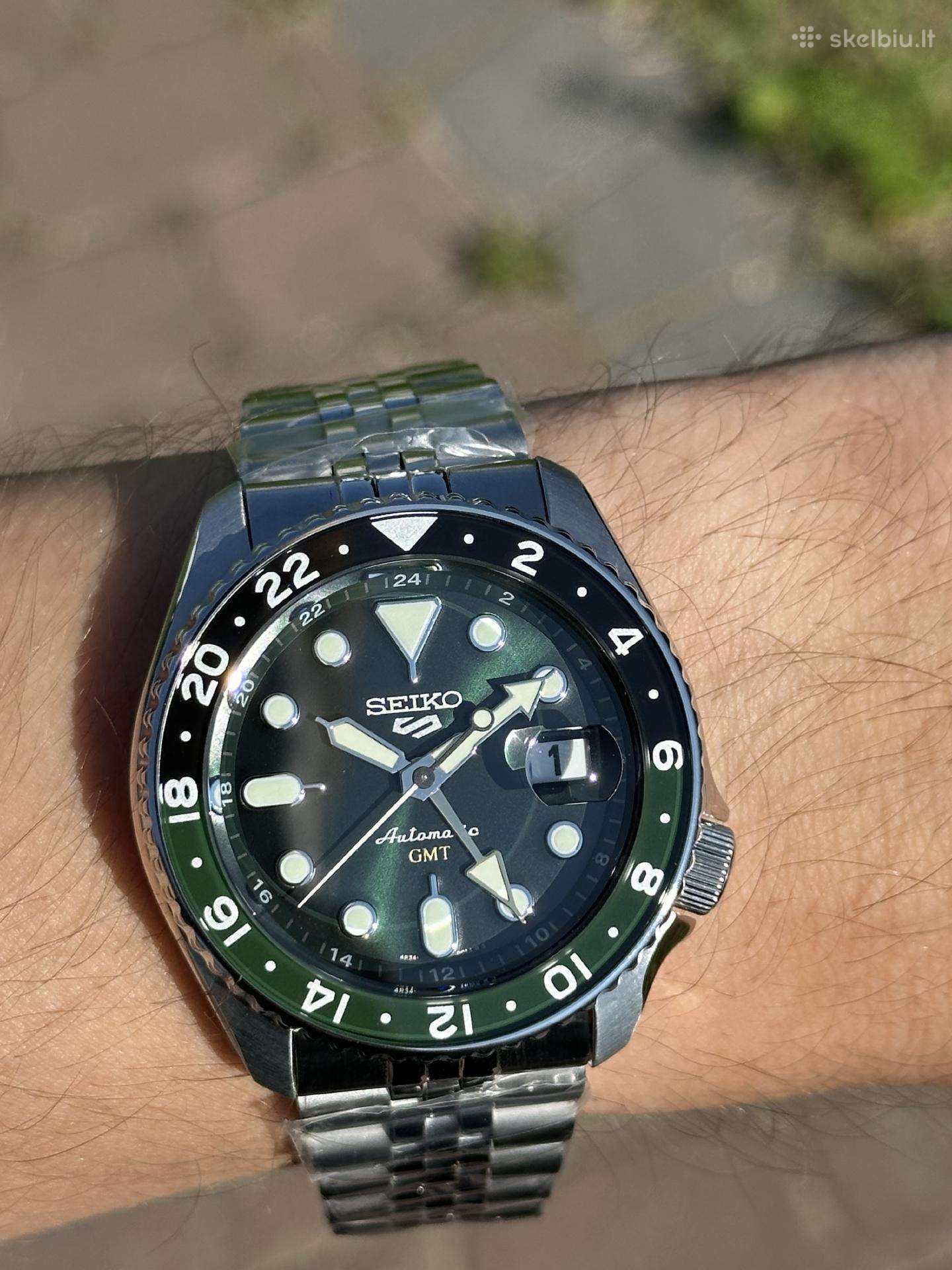 Naujas Seiko 5 Gmt