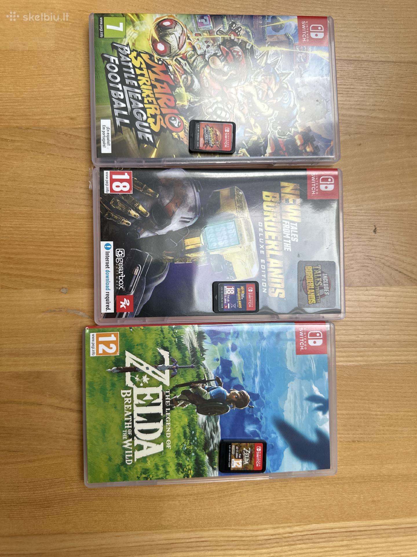 Nintendo switch zaidimai