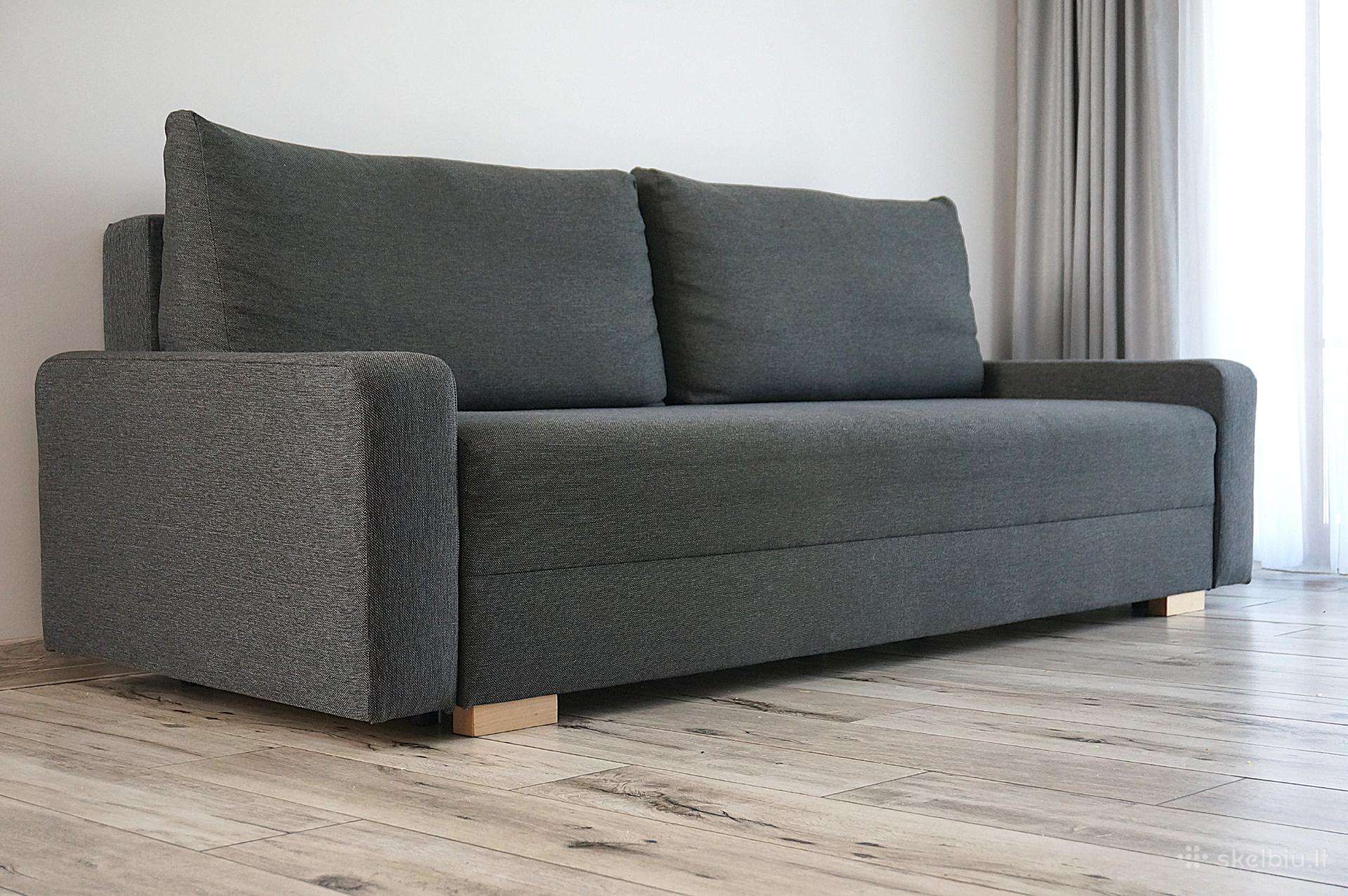 Apinauja dvigule sofa-lova+galimas Pristatymas