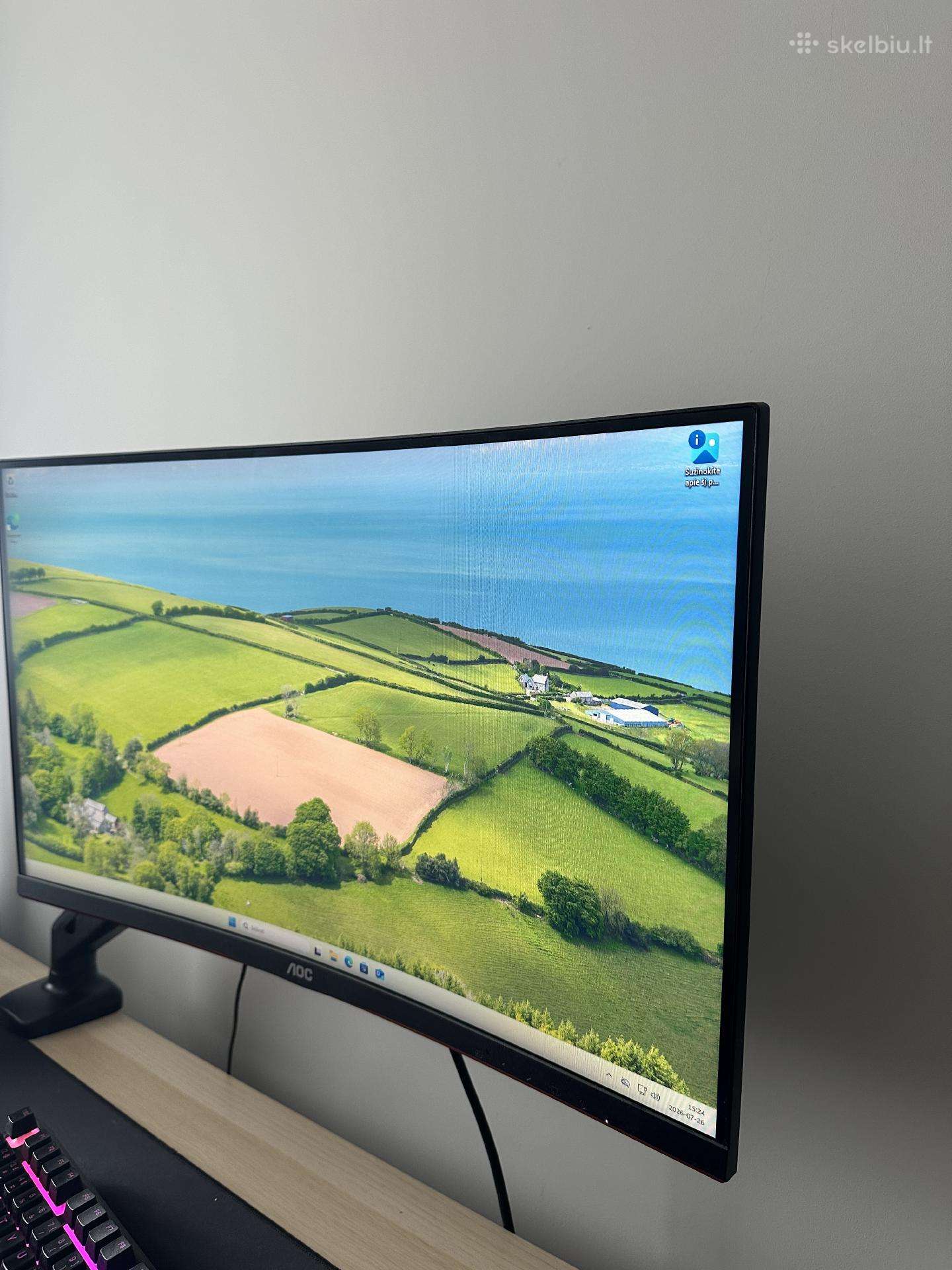 Gaming monitorius Aoc C27g2zu/bk (27, 240hz)
