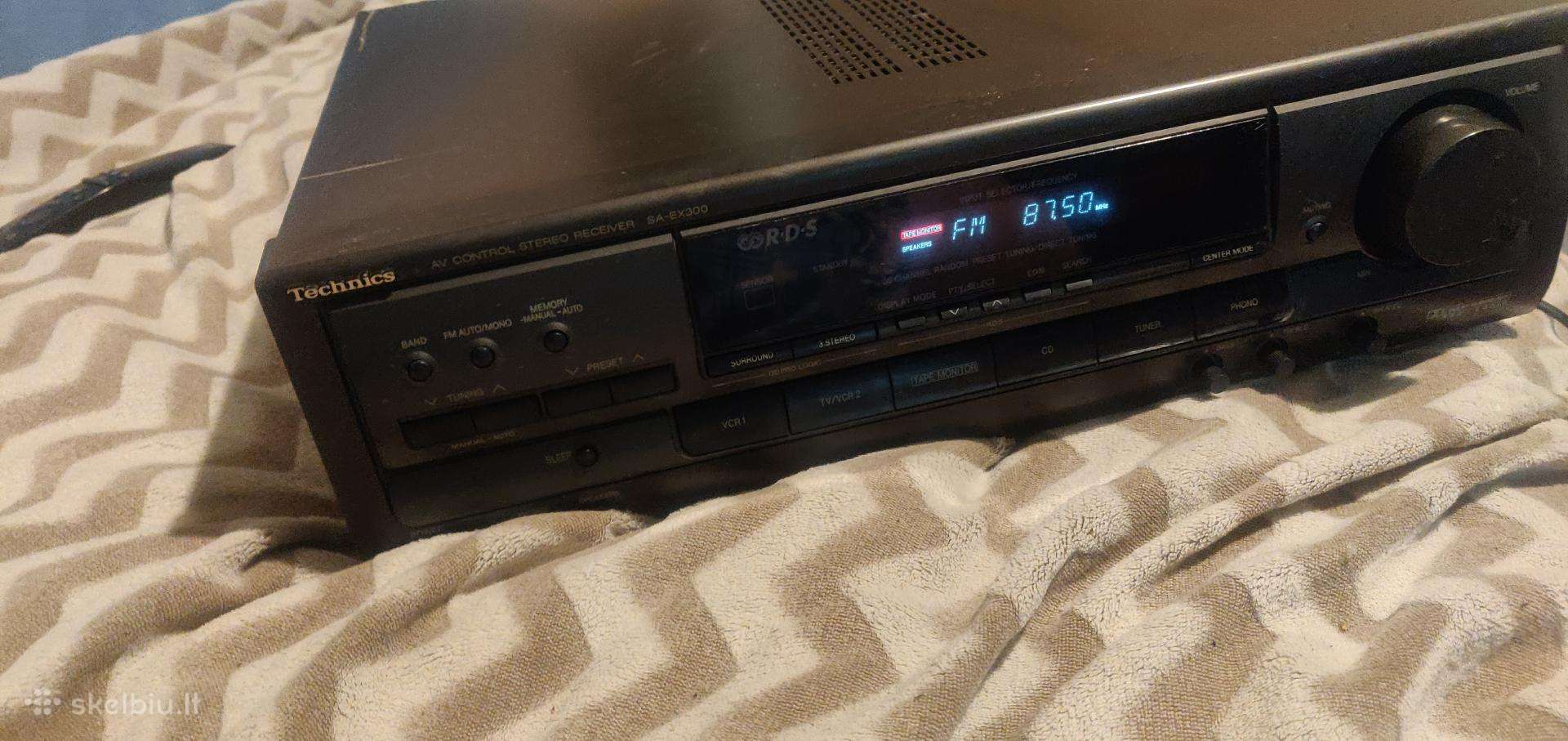 Technics Sa-ex300 stiprintuvas resyveris