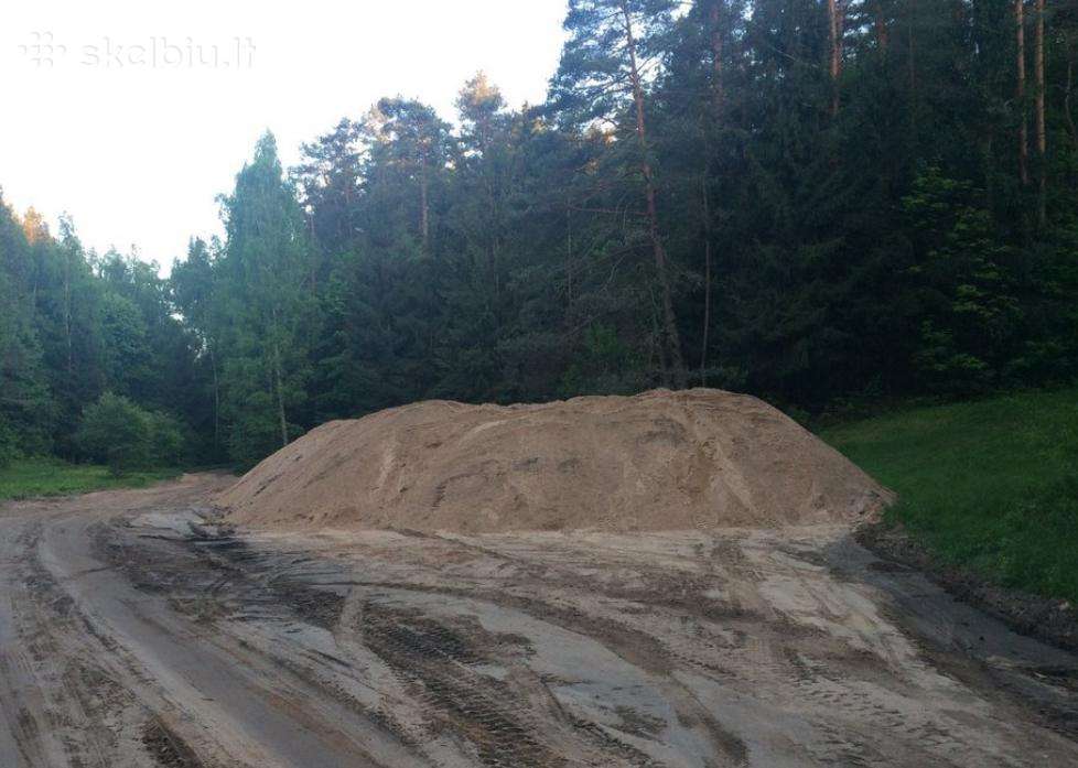 Priimu gruntą sklypo pakėlimui Kalikstiškės