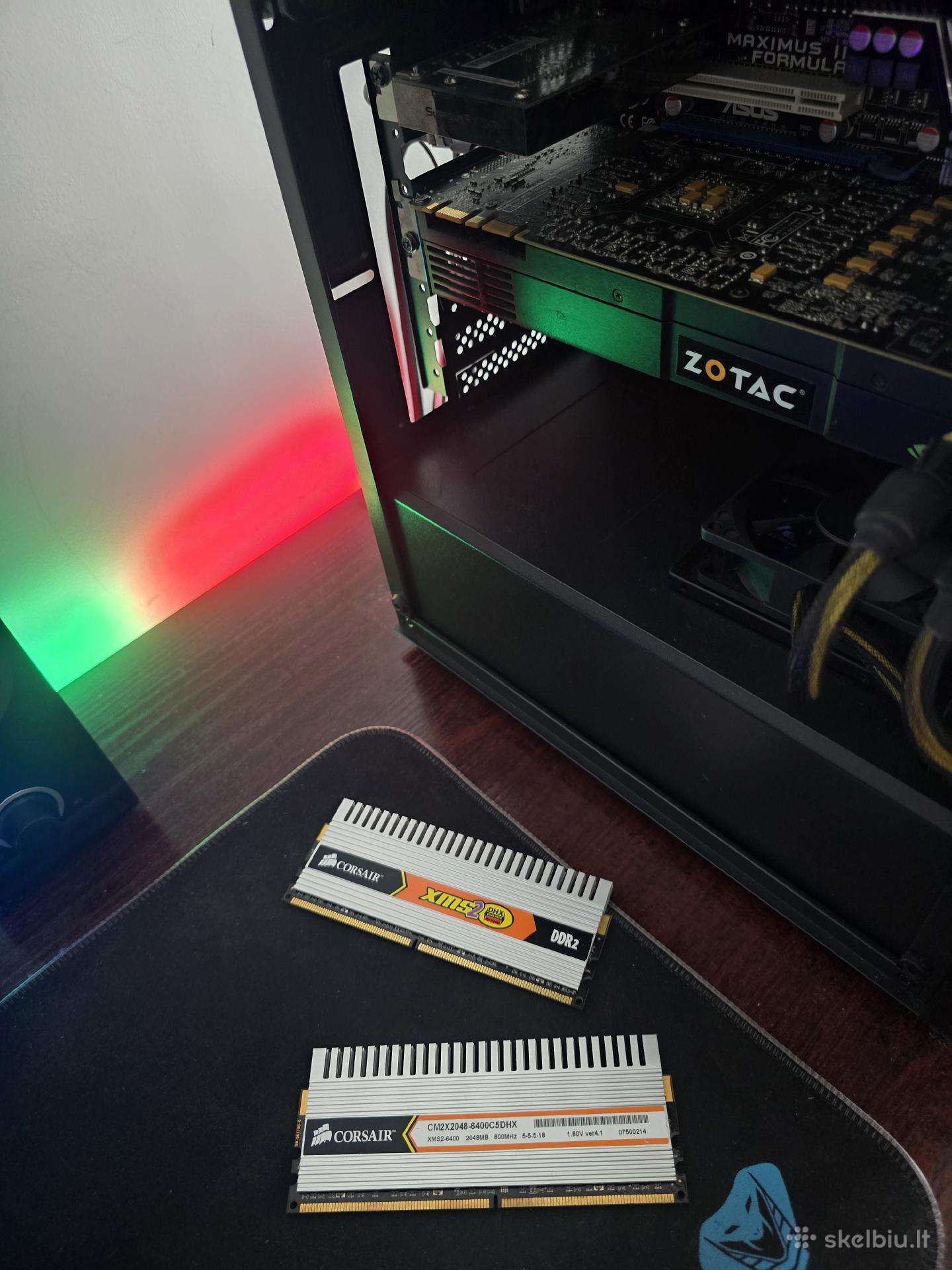 Parduodu Ddr2 Corsair Xms2 800mhz 4gb 2x2