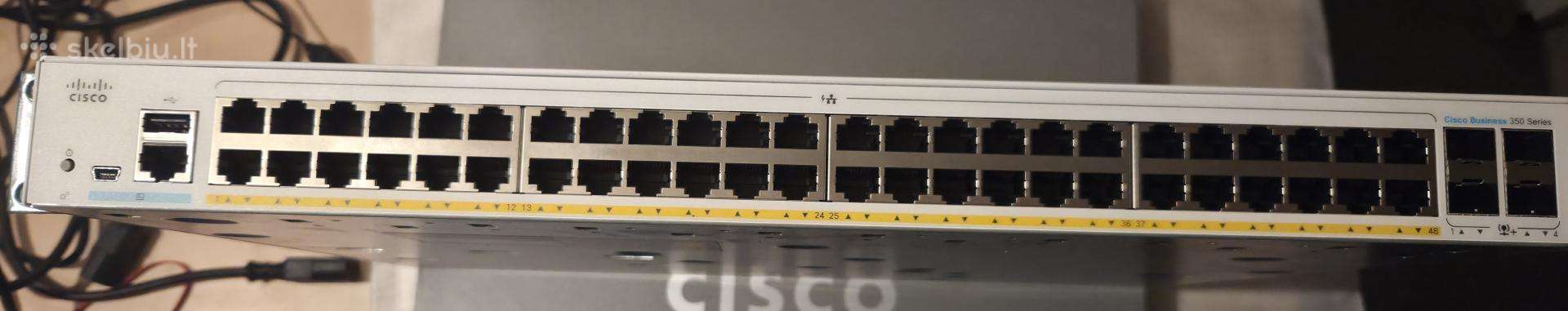 Cisco Cbs350-48p-4x V03 48port Poe managed switch