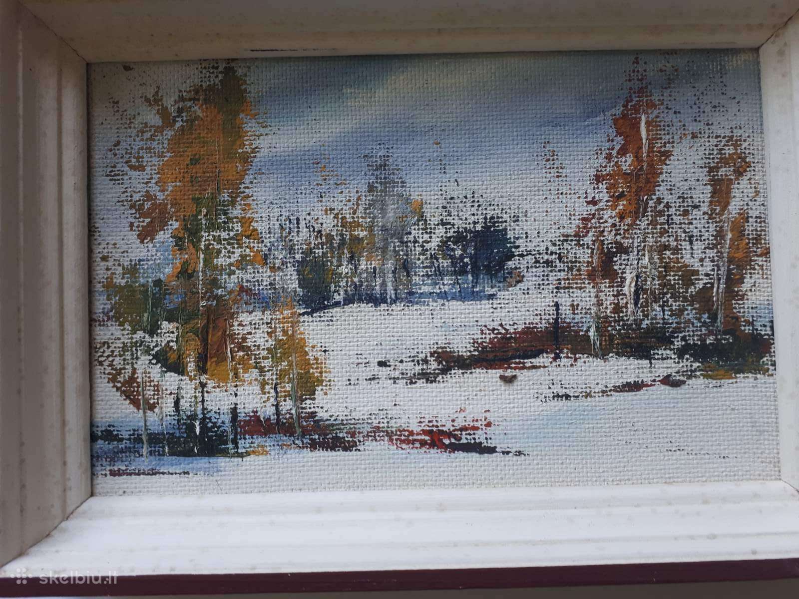 Parduodamas A. Banaičio paveikslas 17 x 25 cm