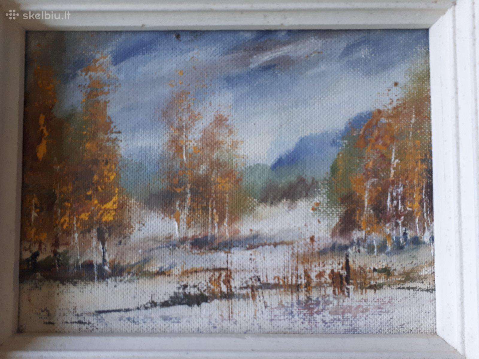 Parduodamas A. Banaičio paveikslas 21,5 x 29 cm