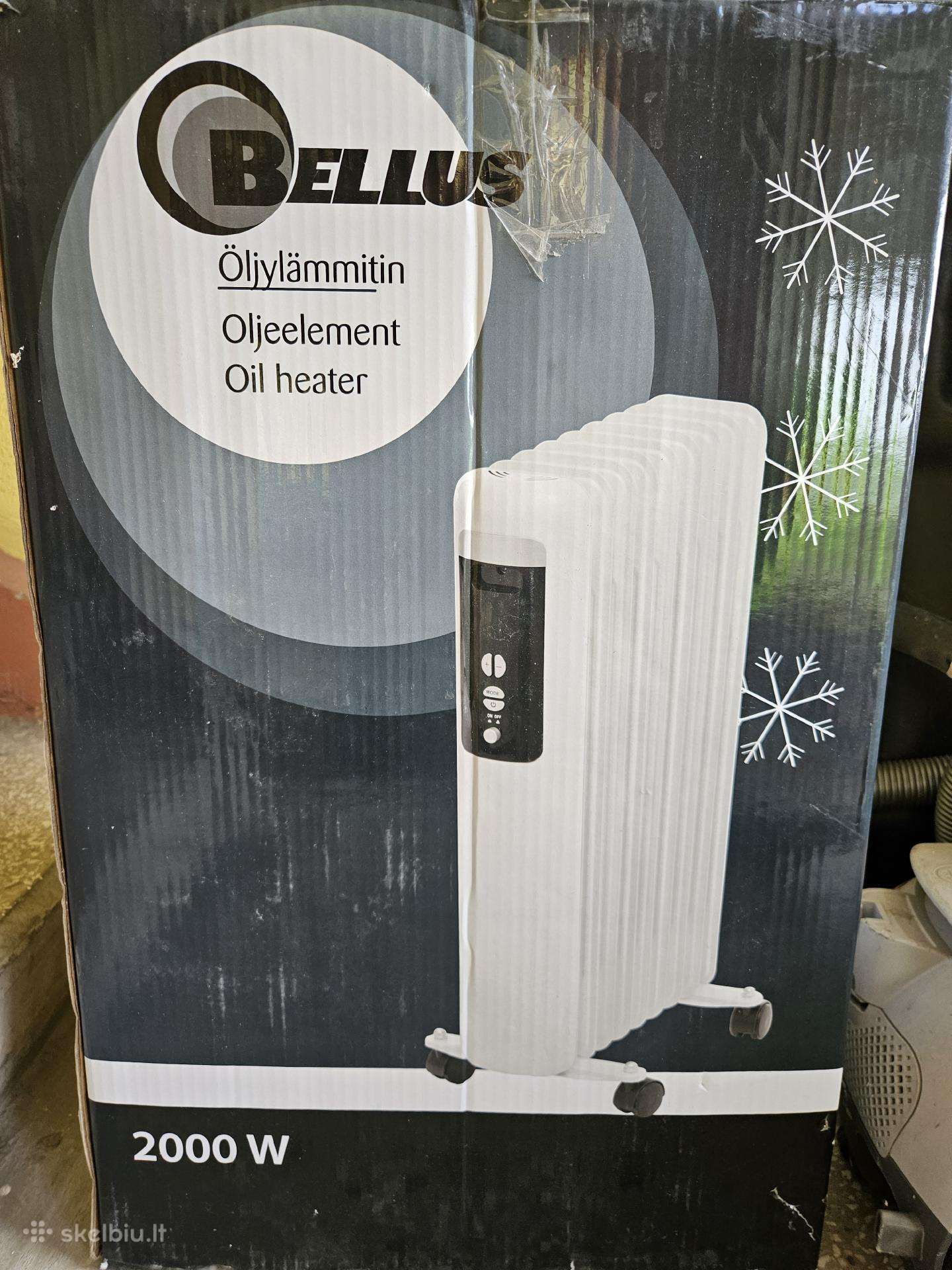 Tepalinis šildytuvas Bellus, 2000 W