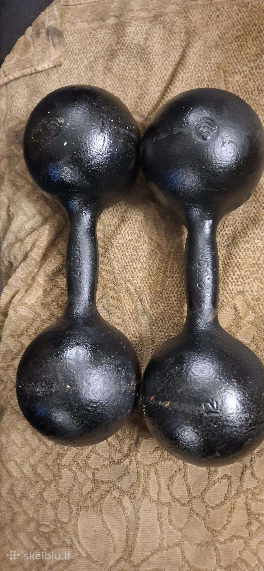 Hanteliai 2po 12kg