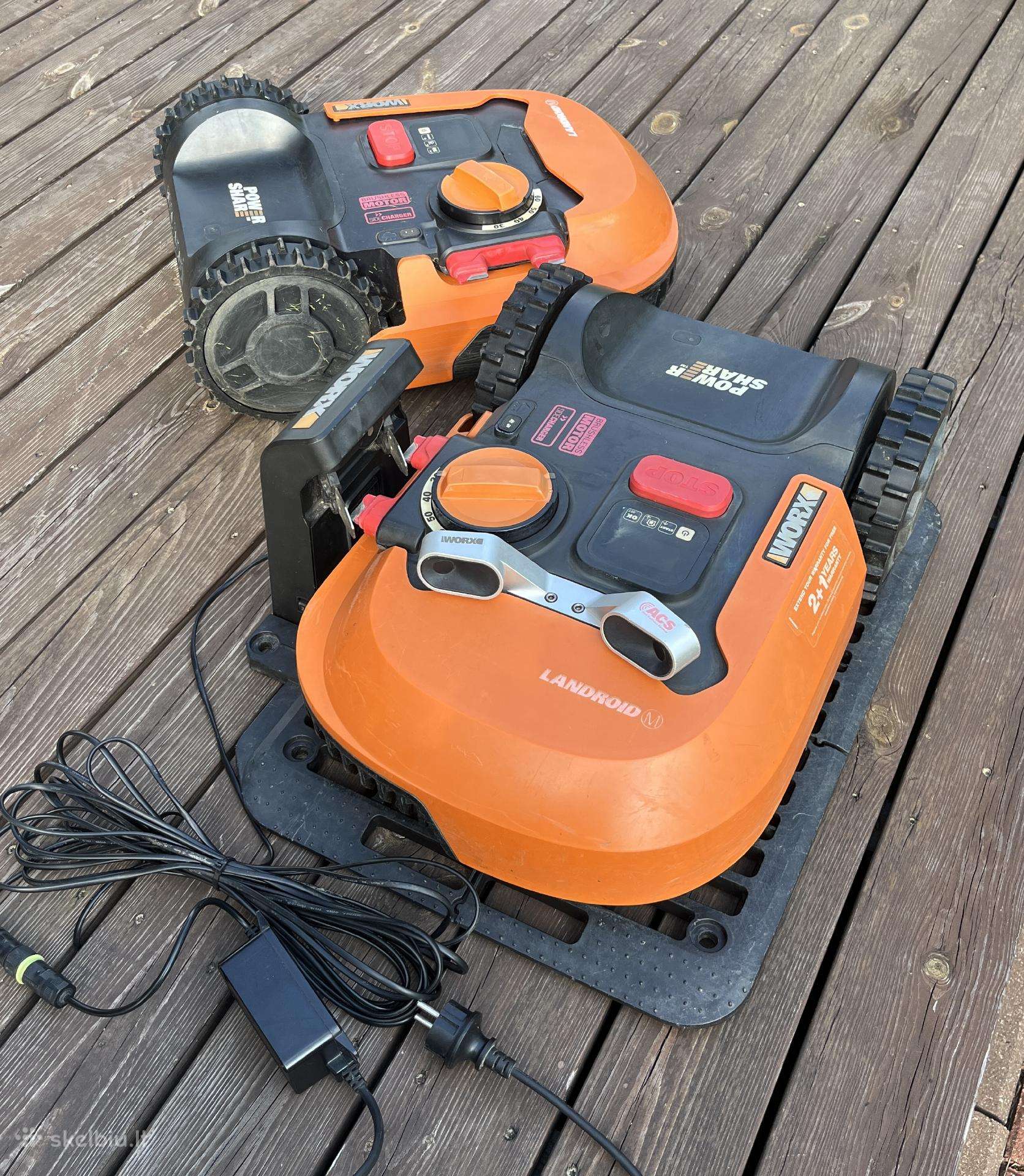 Worx robotas M500 su Acs moduliu +atsarginis M500