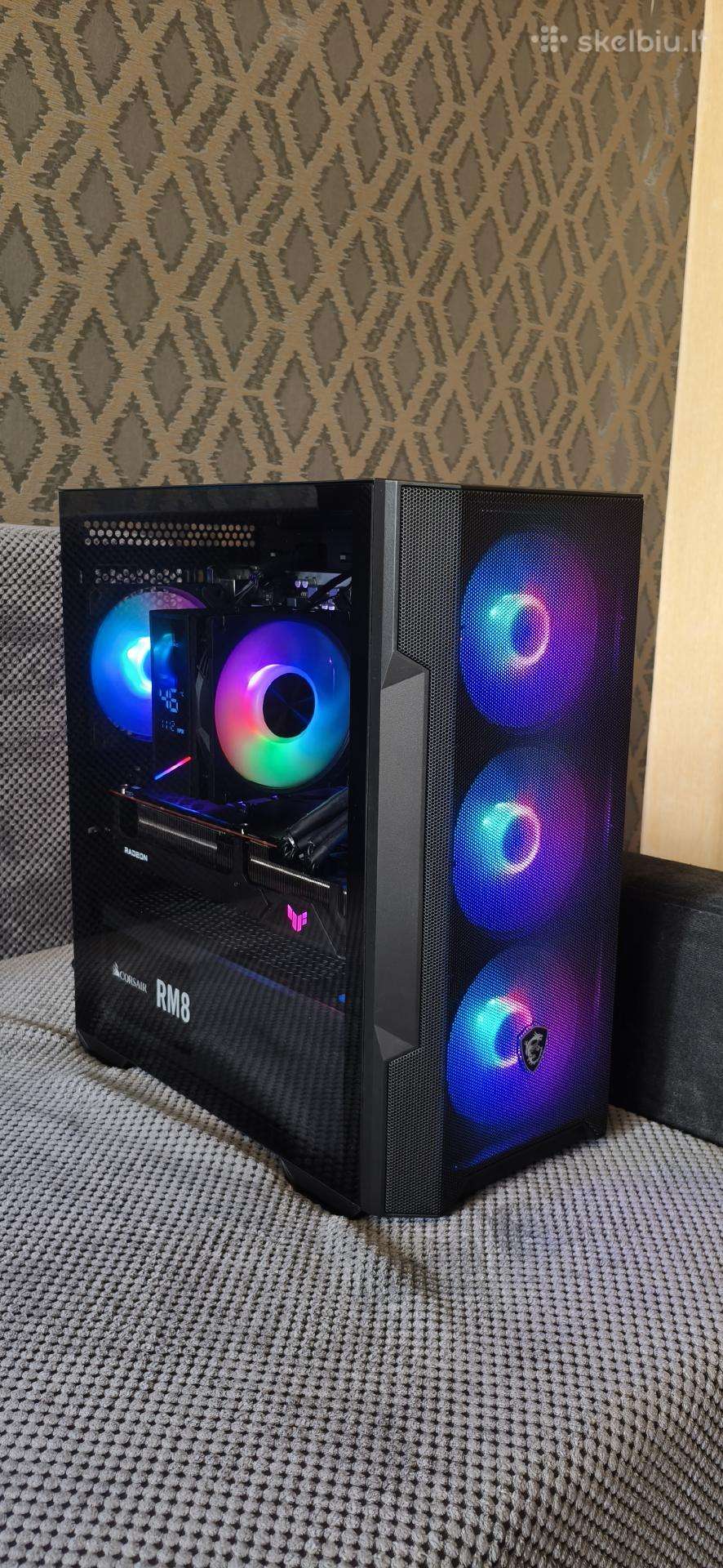 Kompiuteris Ryzen 7500x3d Rx 6900xt 16gb RAM 32gb