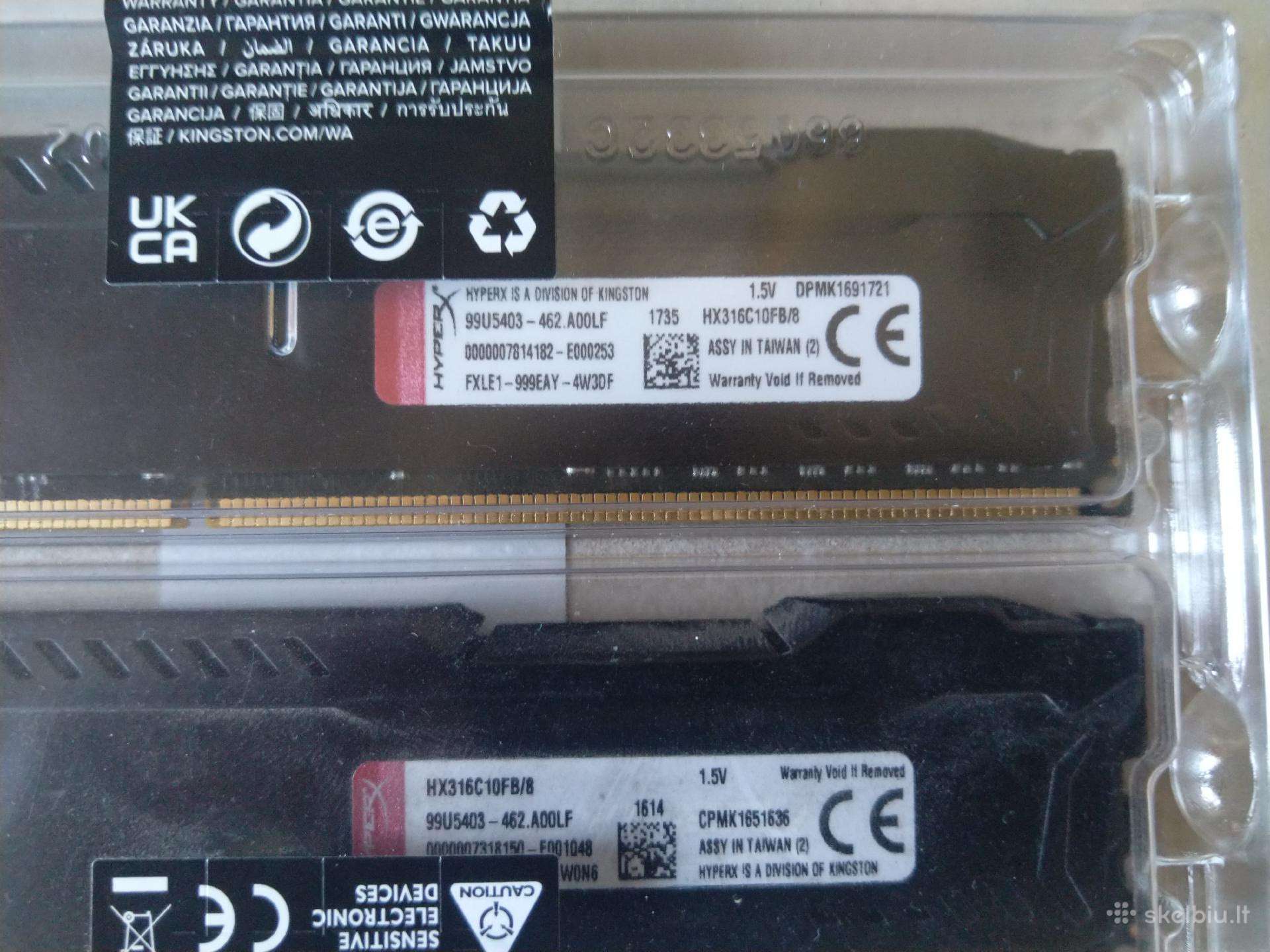 Kingston Hx316c10fb/8 Ddr3 1600 8gb