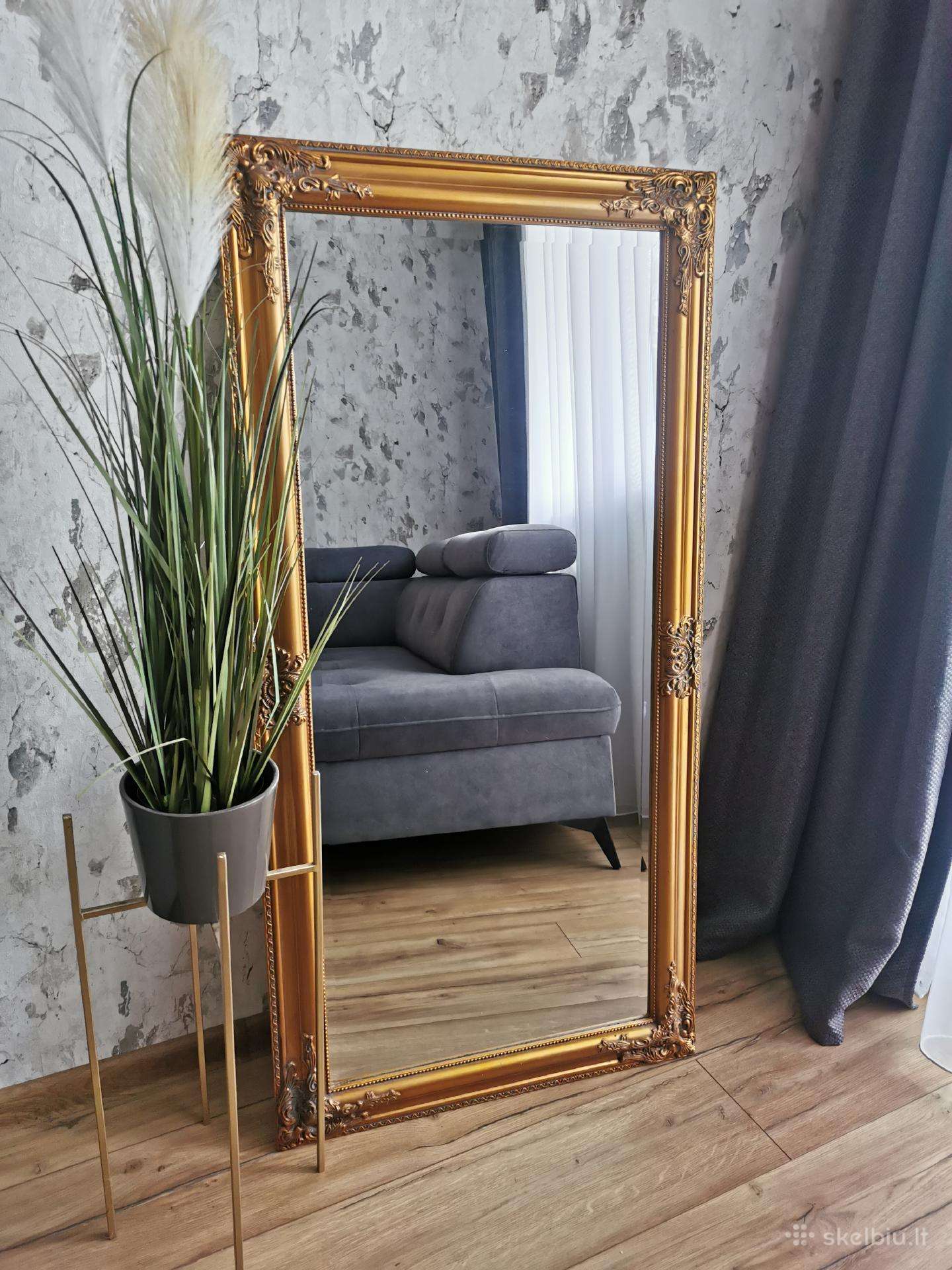 Veidrodis su rėmu 120x60