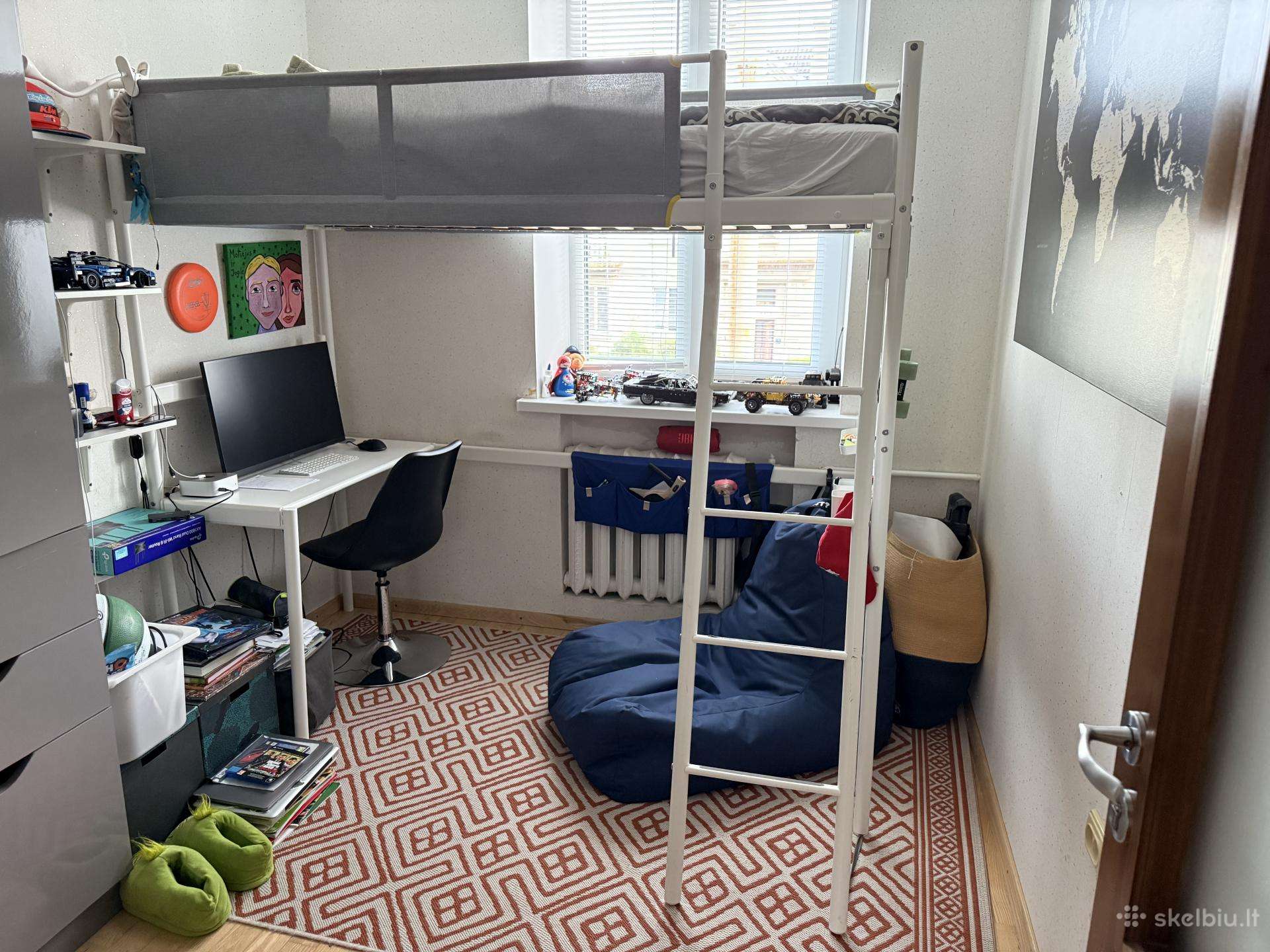Aukšta lova Vitval (Ikea)