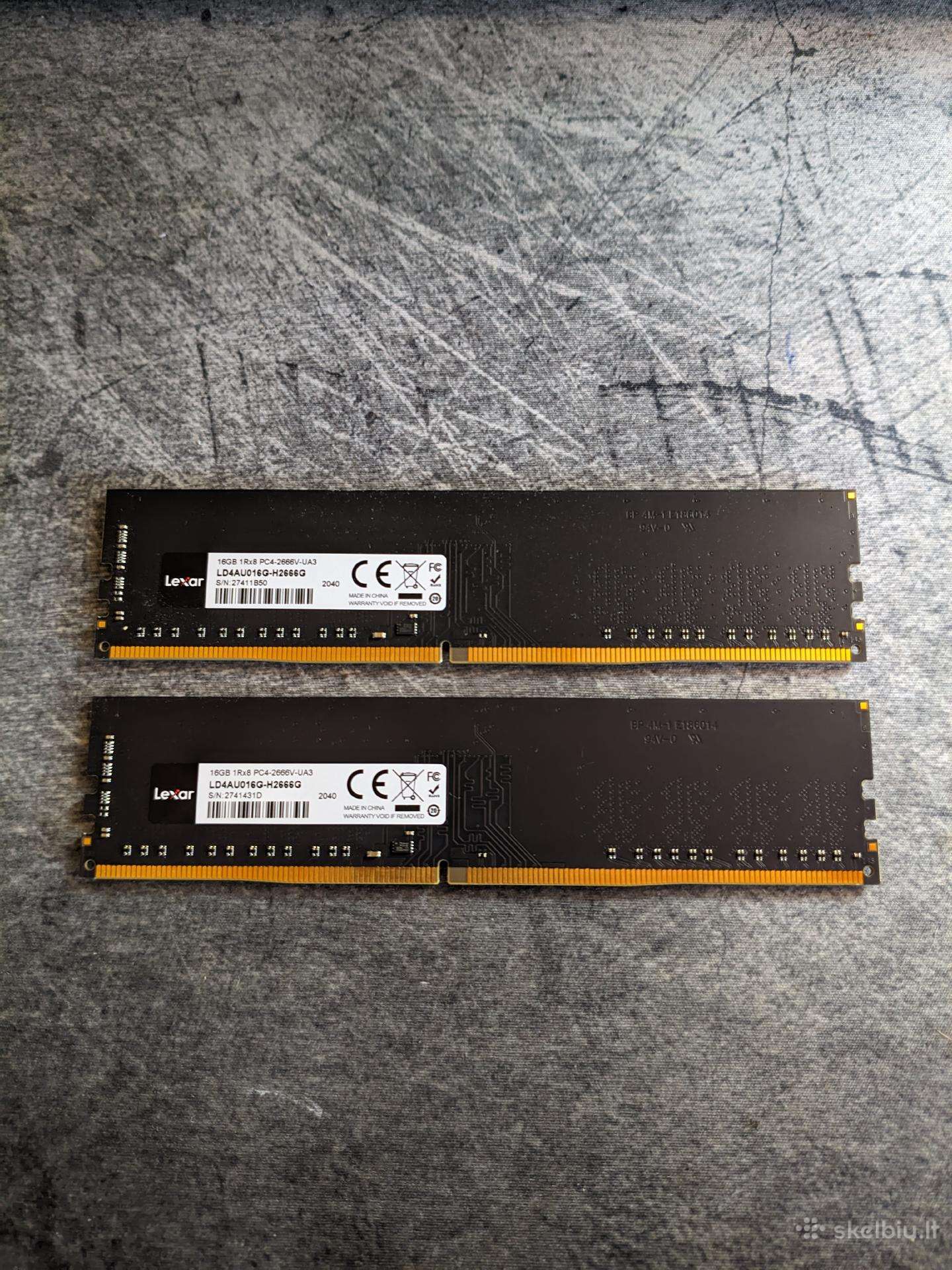 RAM Ddr4 2x16gb 32gb