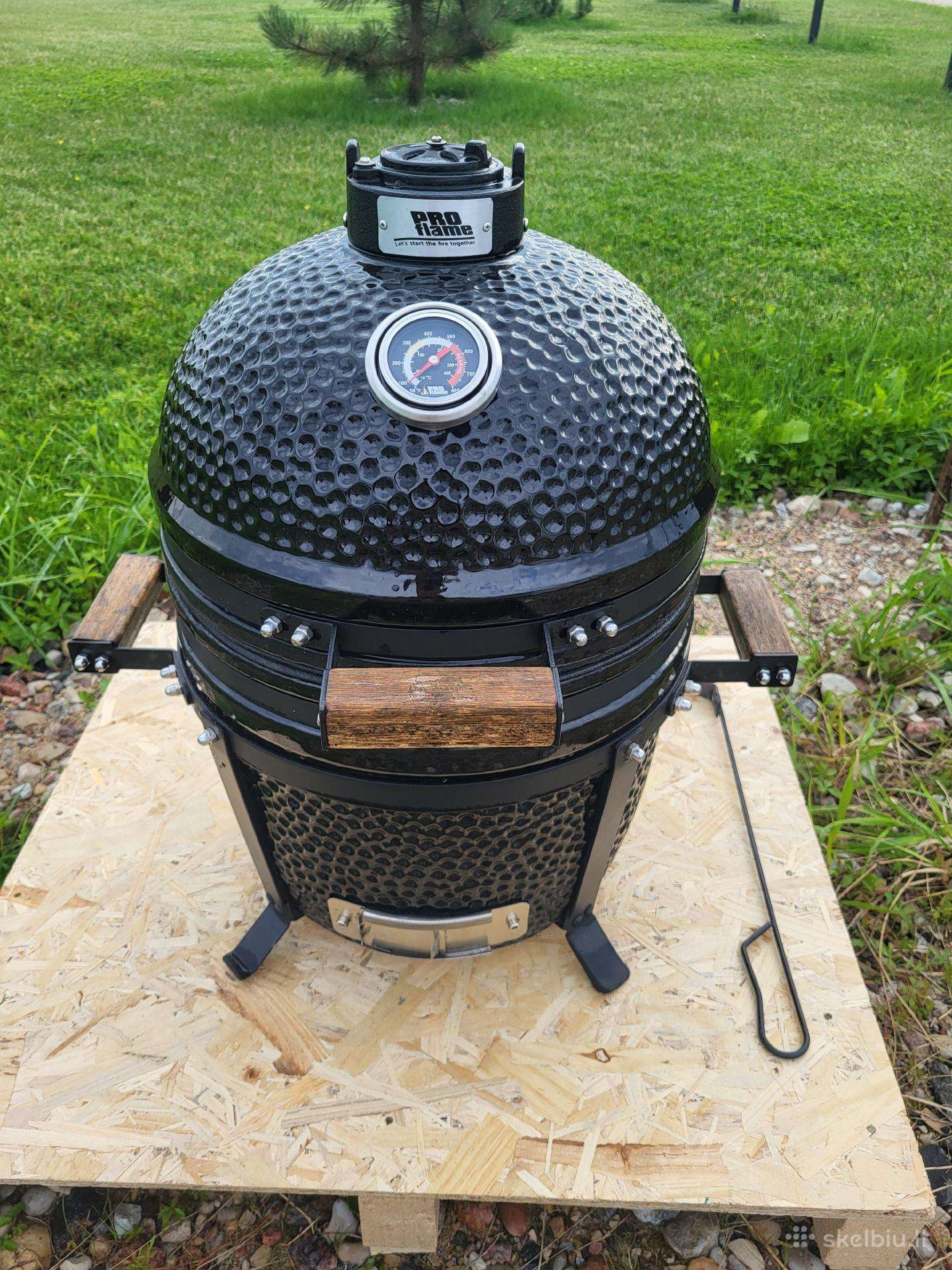 Kamado Minimo Pro flame.