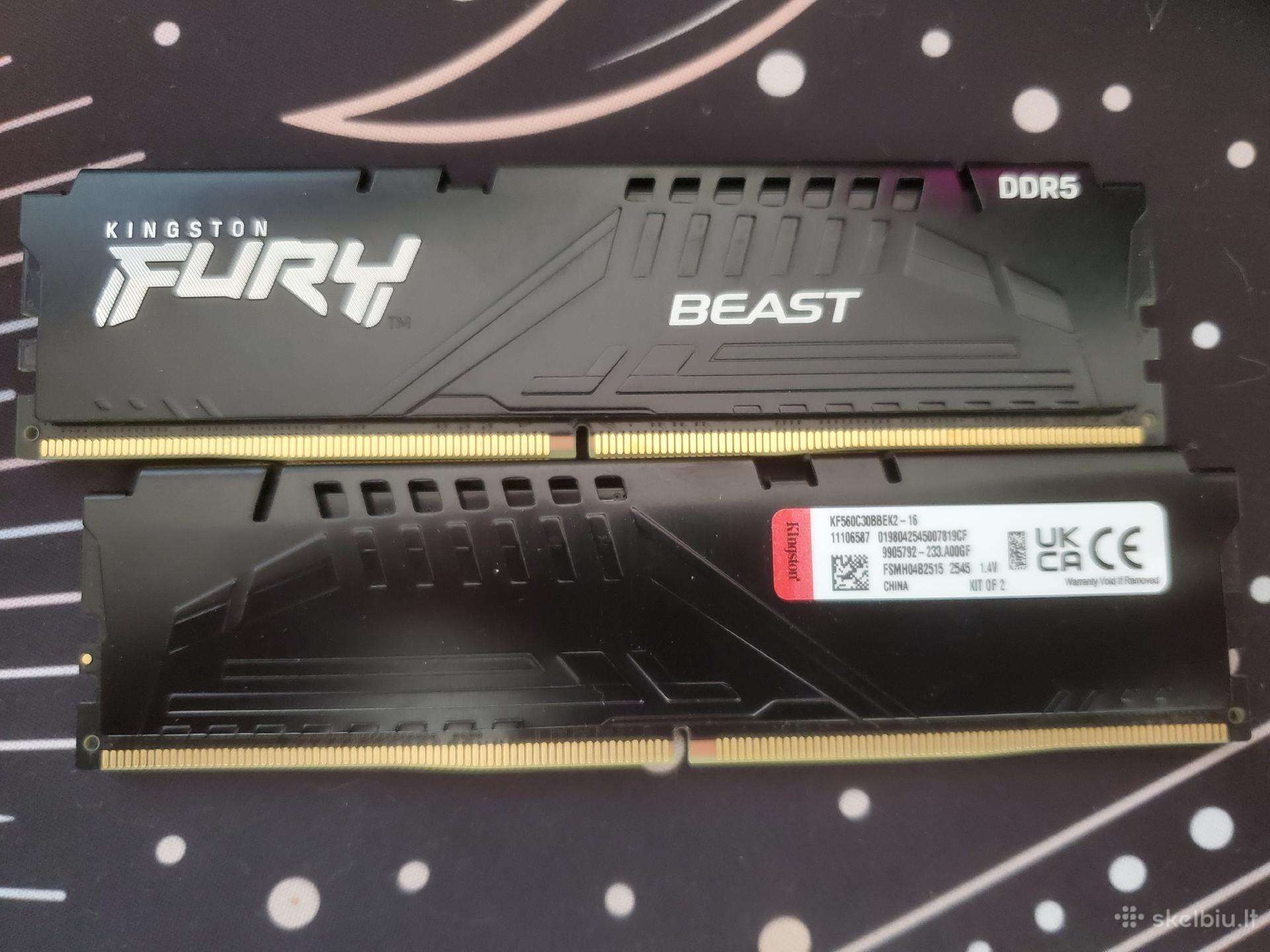 Ddr5 RAM 2x8gb Kingston
