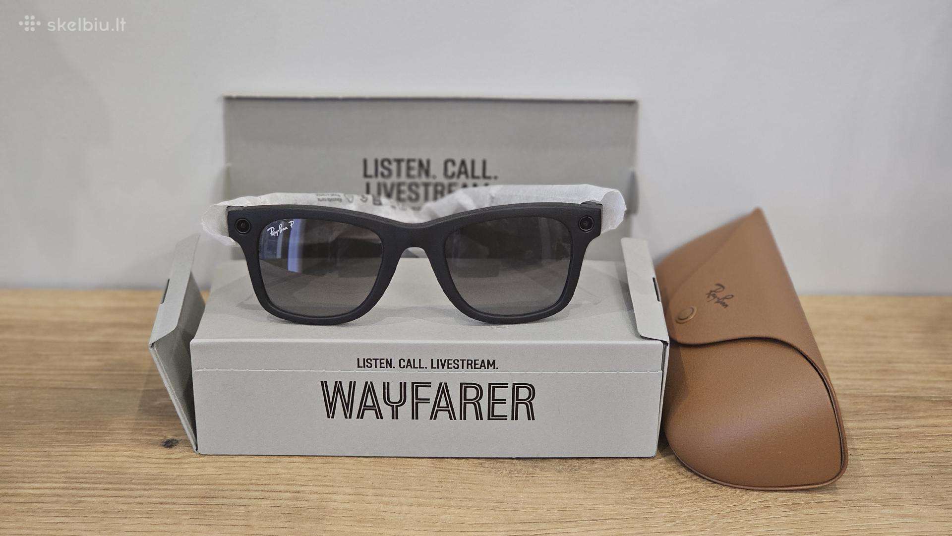 Ray-ban Meta Wayfarer Rw4006 matte juoda Gen1