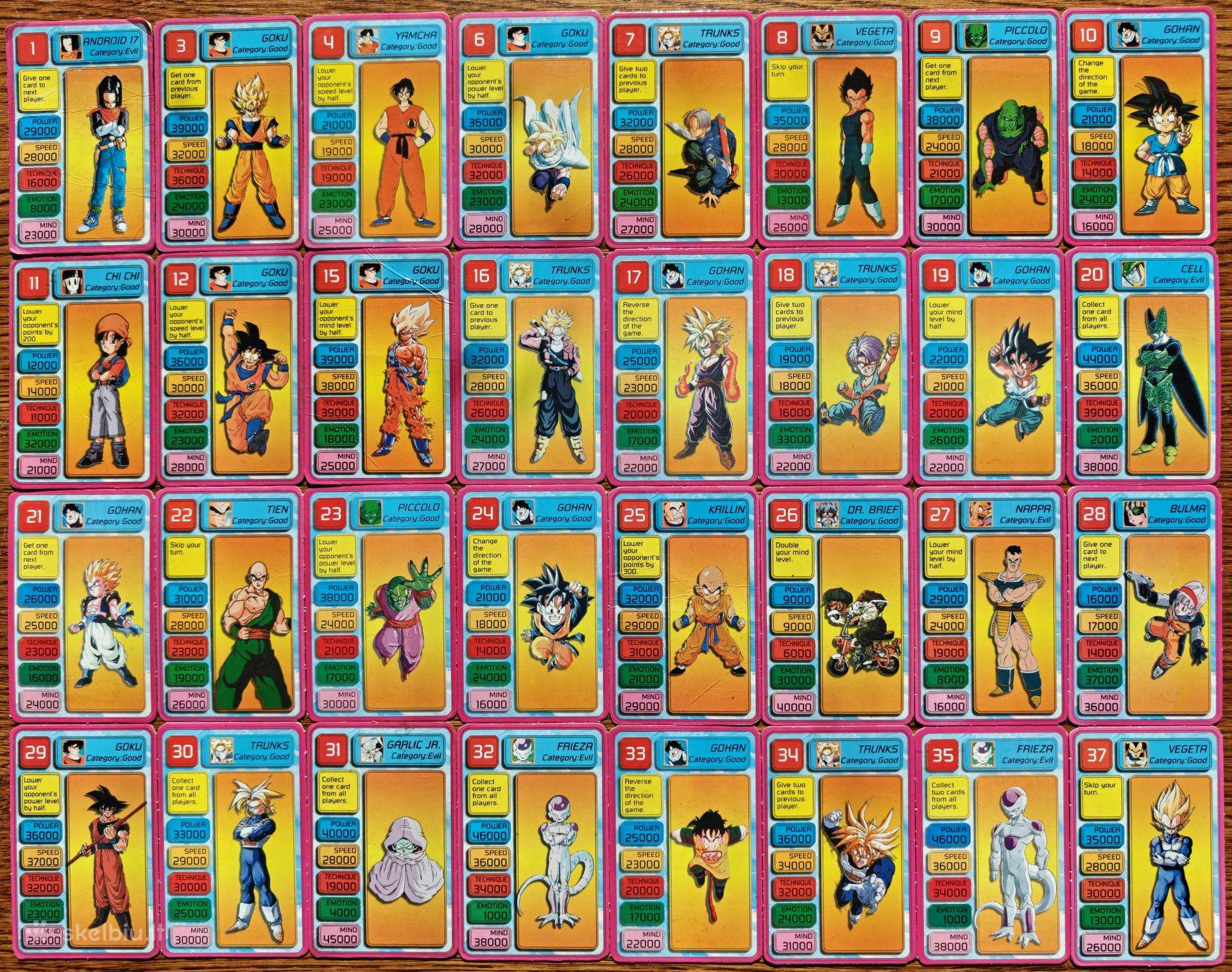 Dragon Ball Z Special Edition (Dbz) kortos
