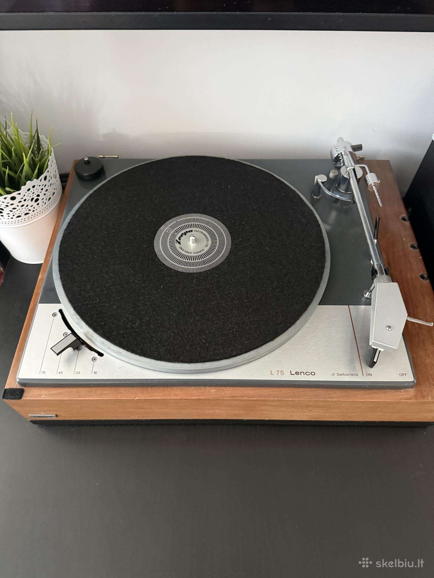 Lenco L75 grotuvas+ Marantz