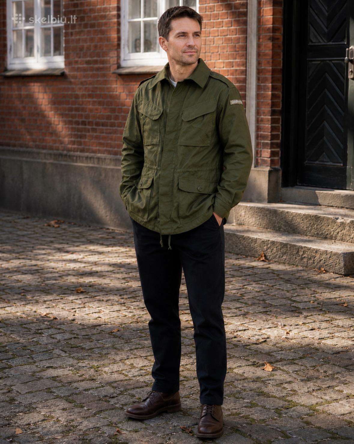 Danijos kariuomenės vintažinis trumpas švarkas