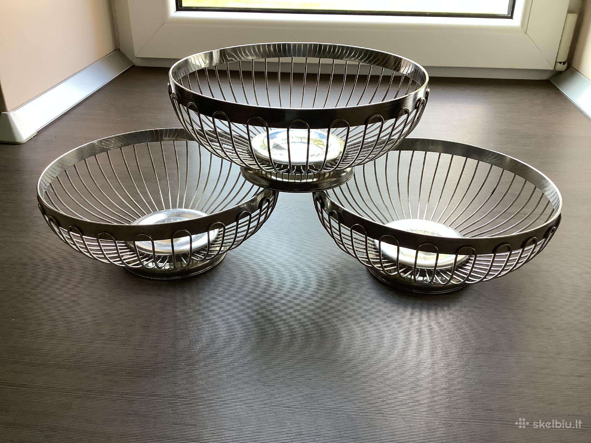 Trys vintage vaisines/saldainines