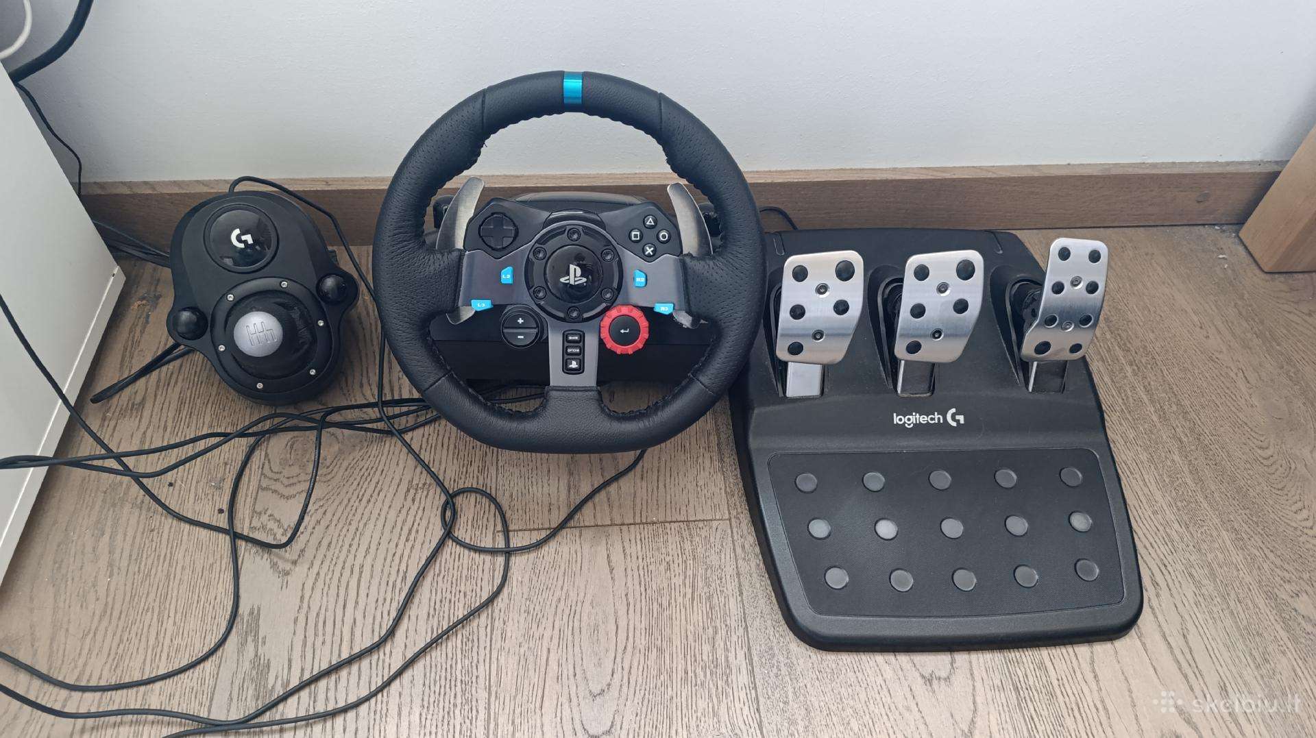 Logitech G29 + Pavarų svirtis