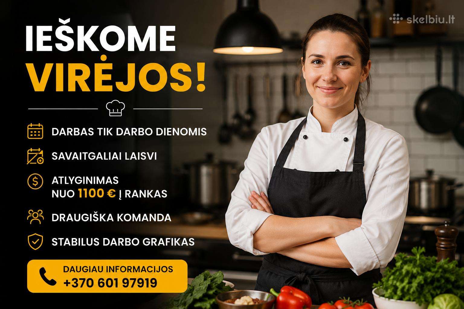 Virėja (-as) Klaipėdos mieste