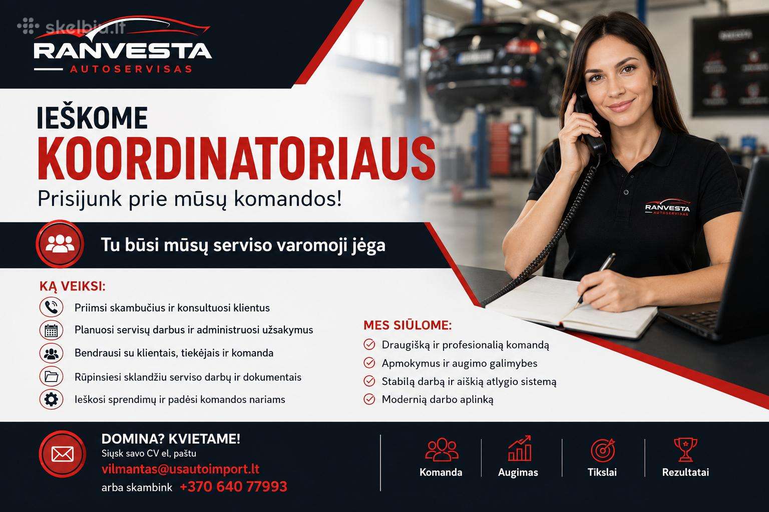 Autoserviso darbų koordinatorius